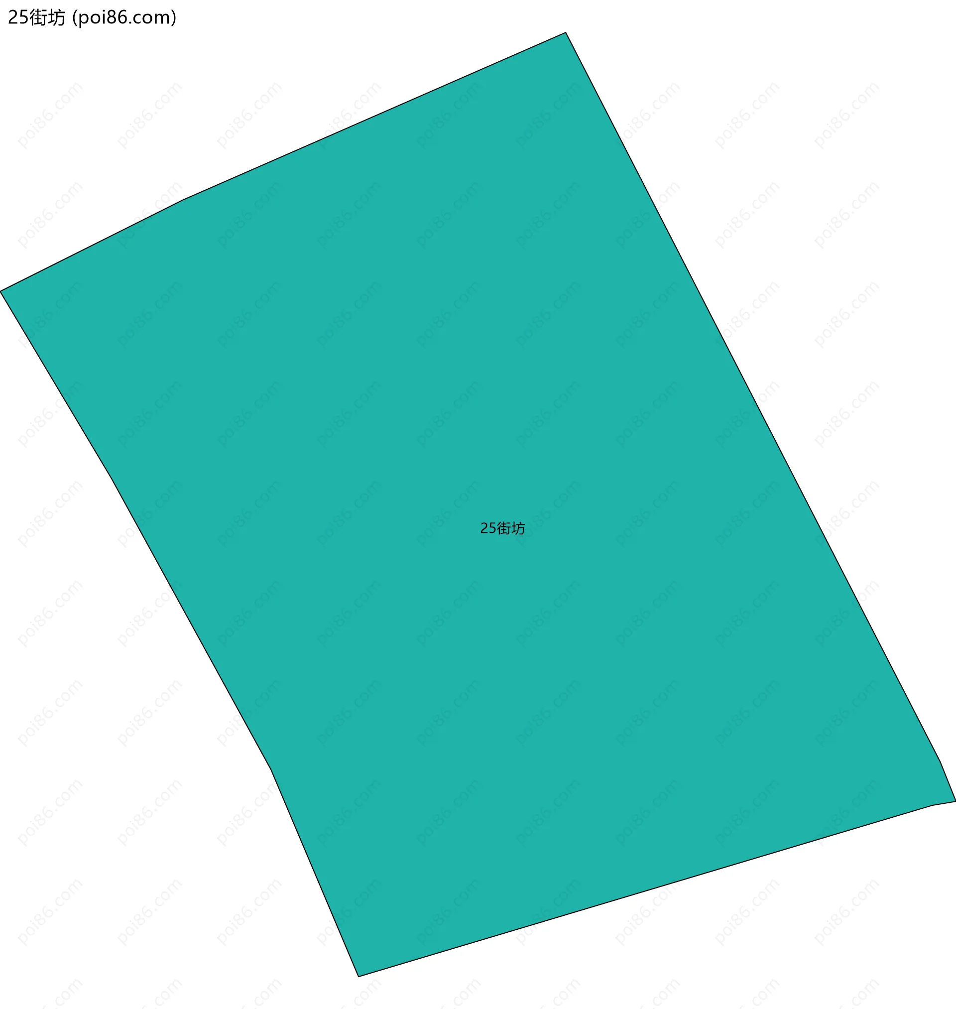 25街坊边界地图