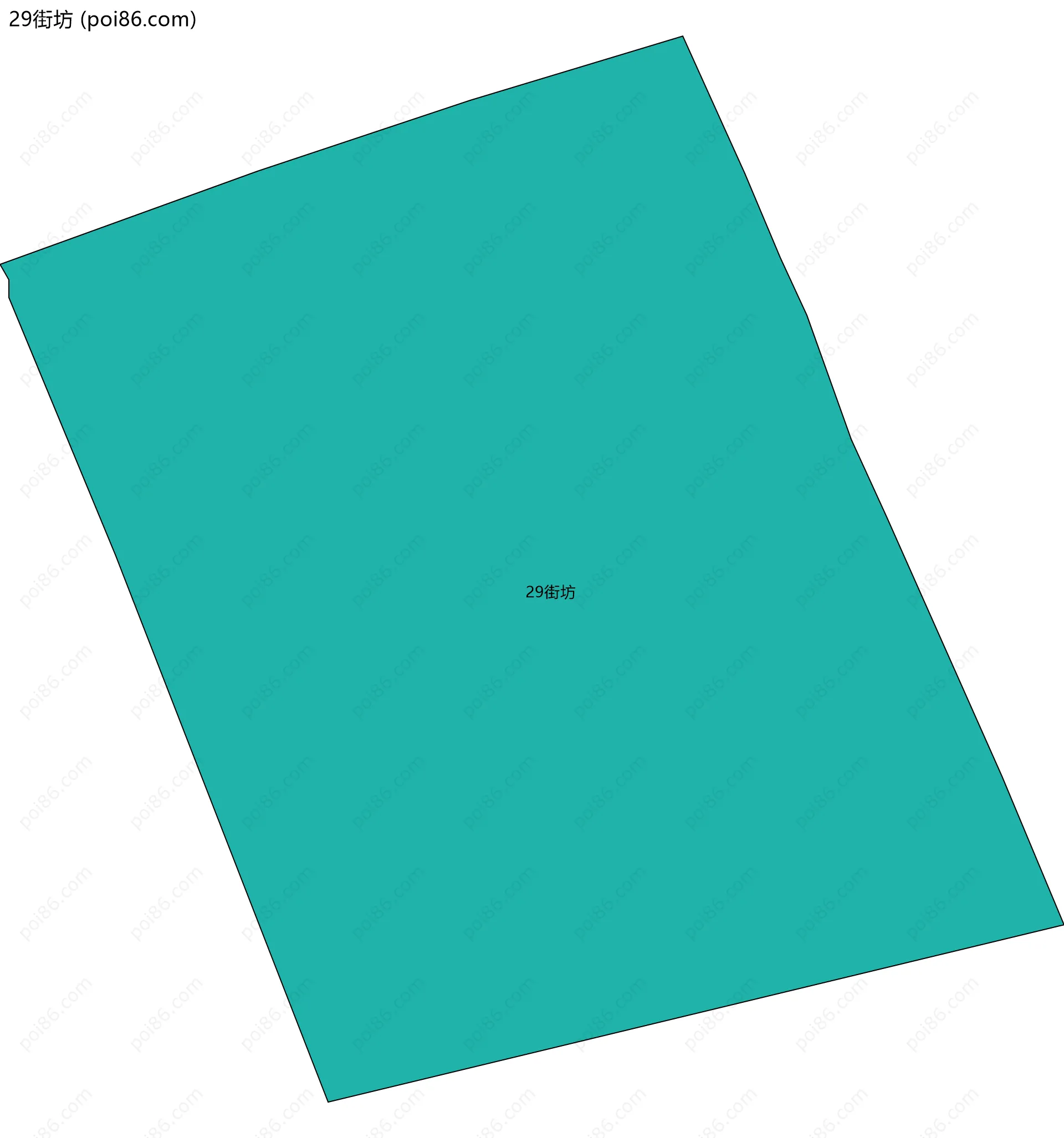 29街坊边界地图