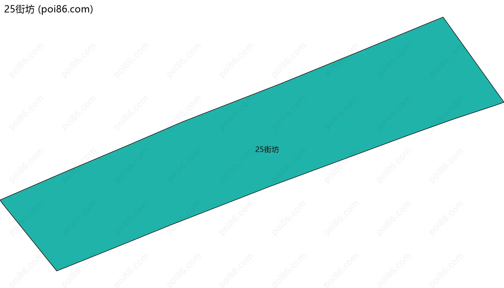 25街坊边界地图