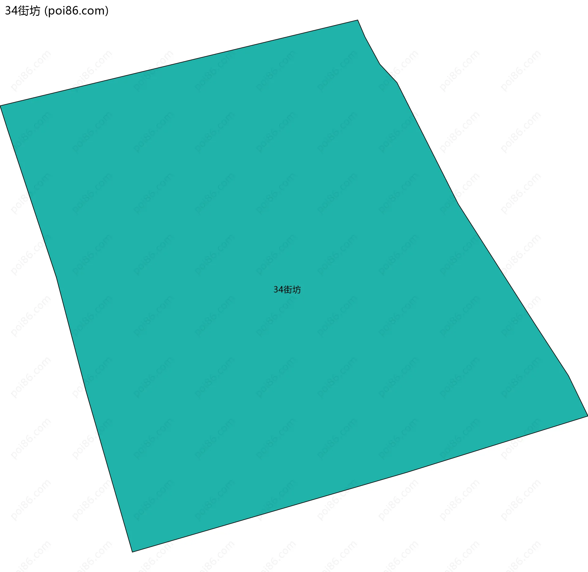 34街坊边界地图
