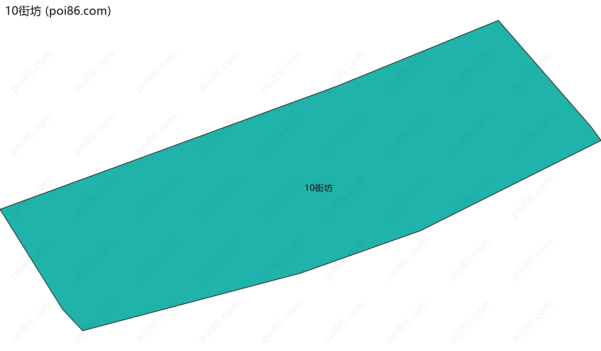 10街坊边界地图