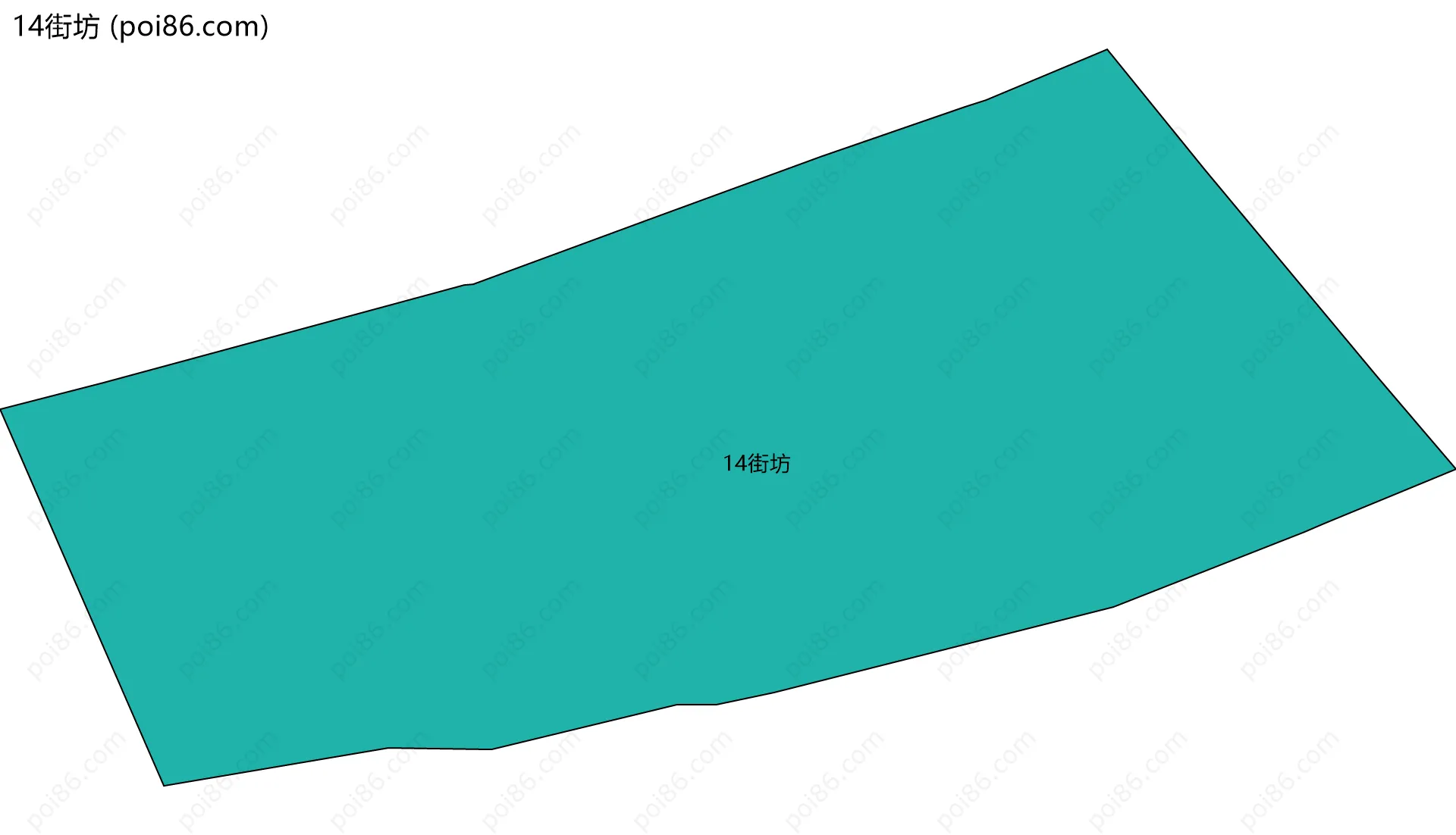 14街坊边界地图