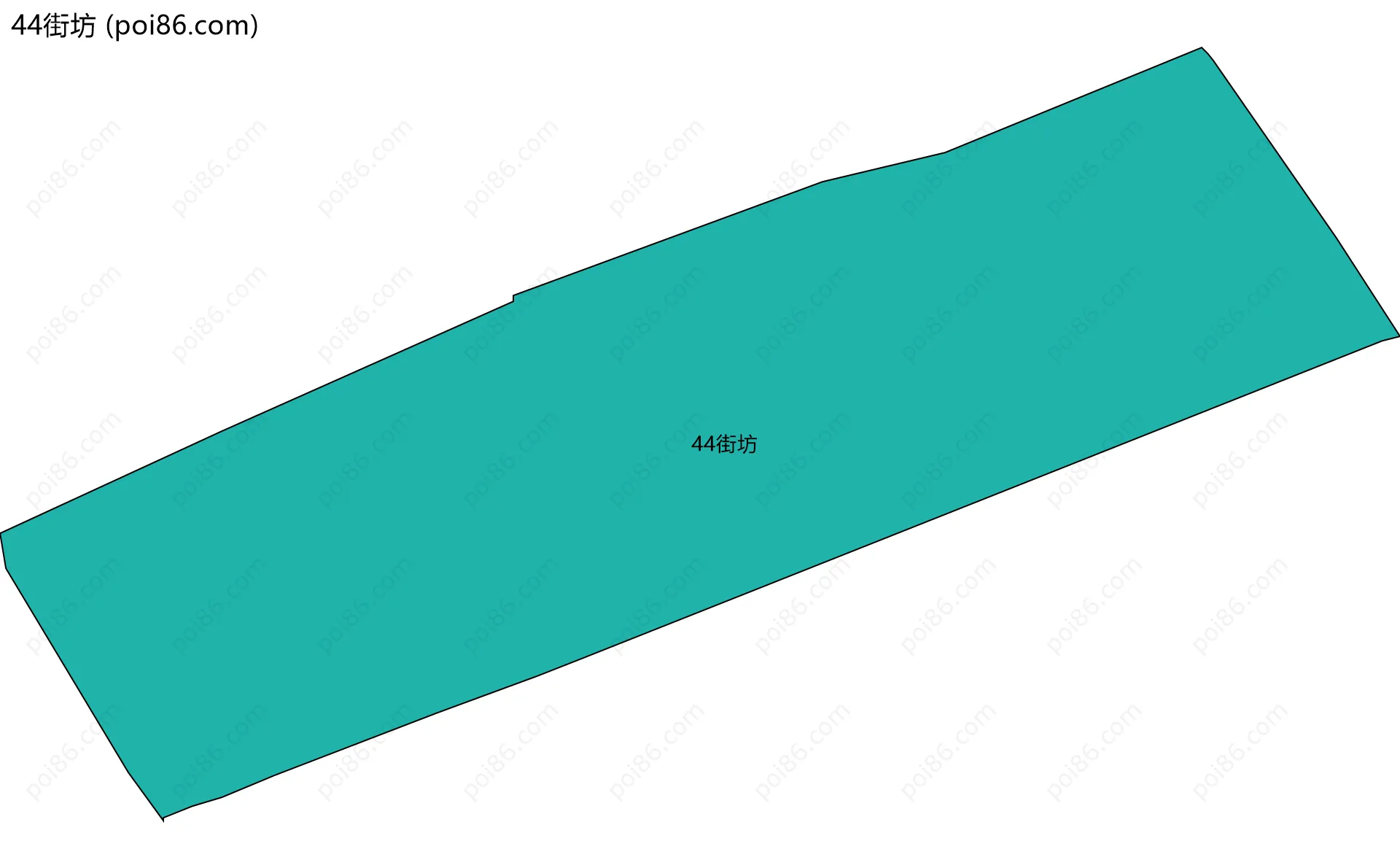 44街坊边界地图