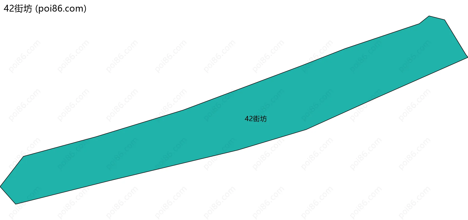 42街坊边界地图