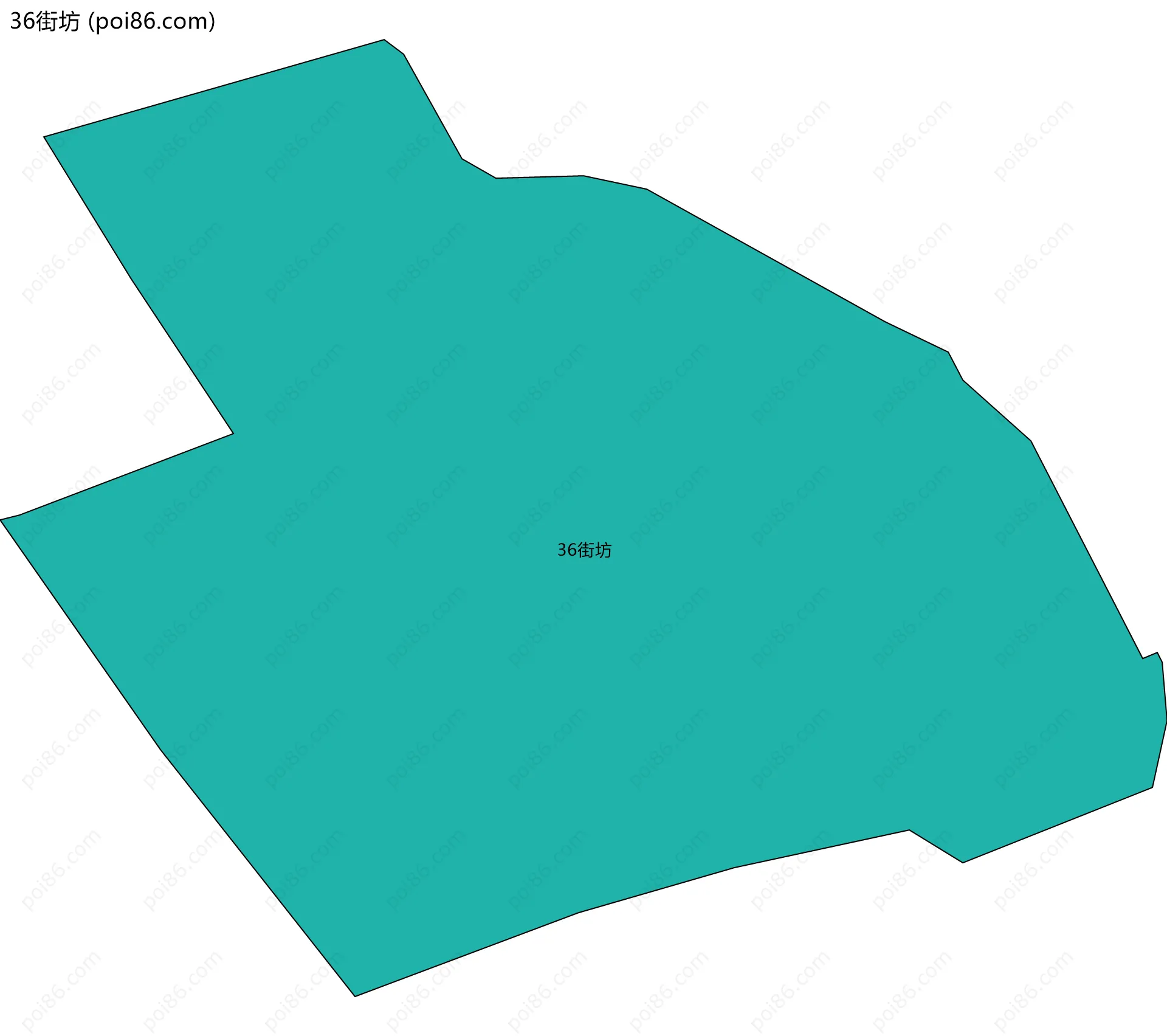 36街坊边界地图