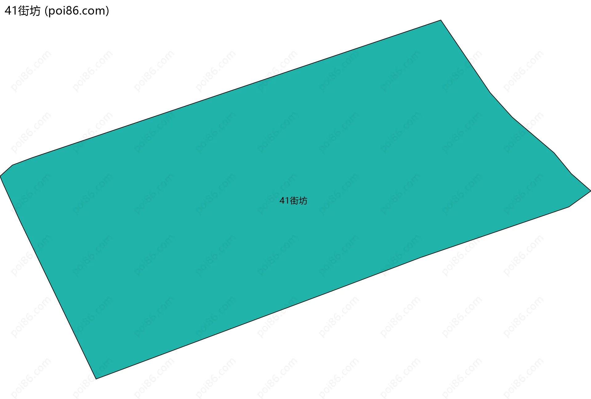 41街坊边界地图