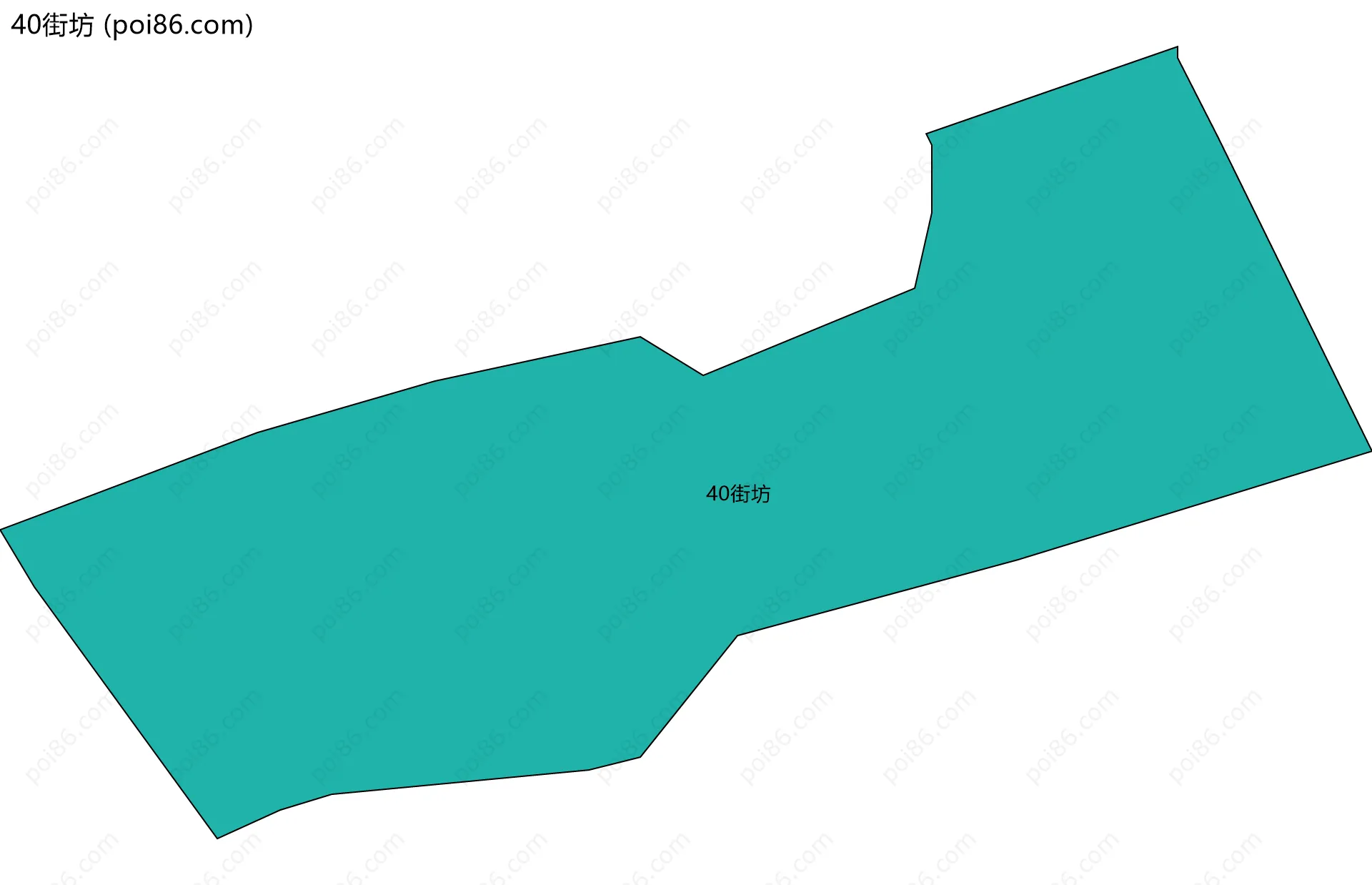 40街坊边界地图