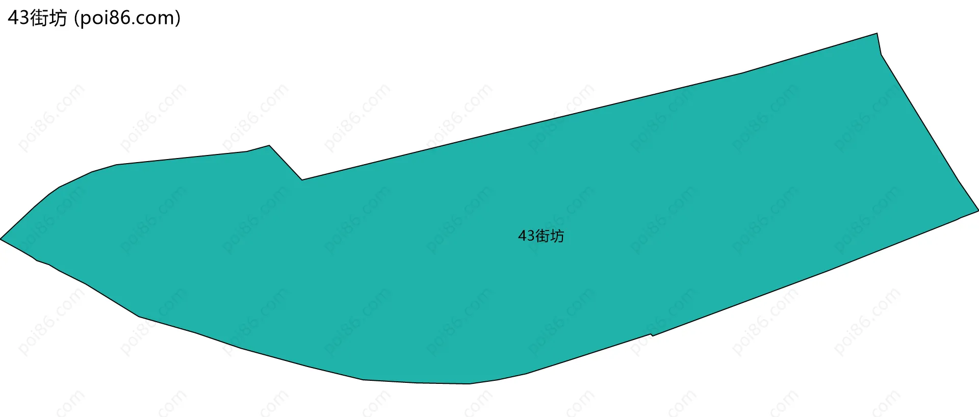 43街坊边界地图