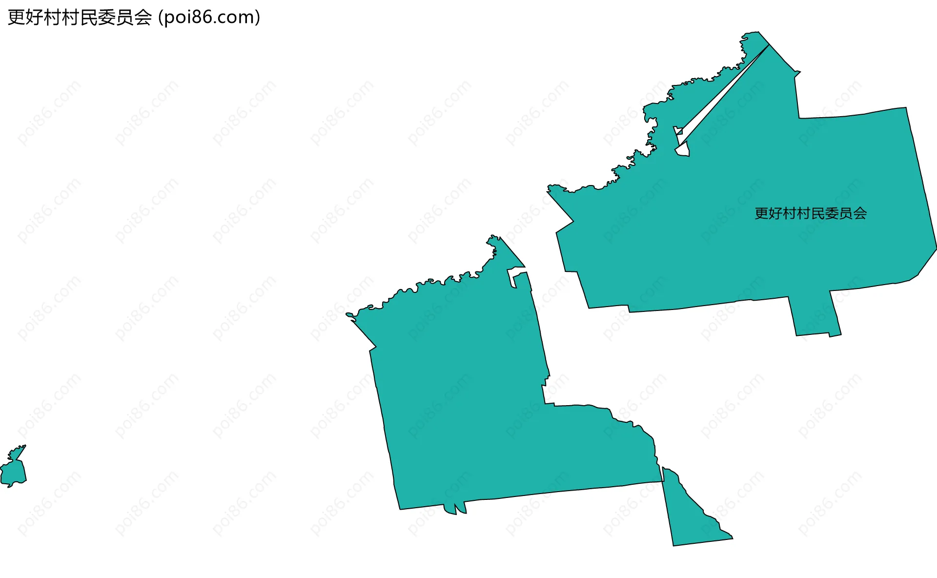 更好村村民委员会边界地图