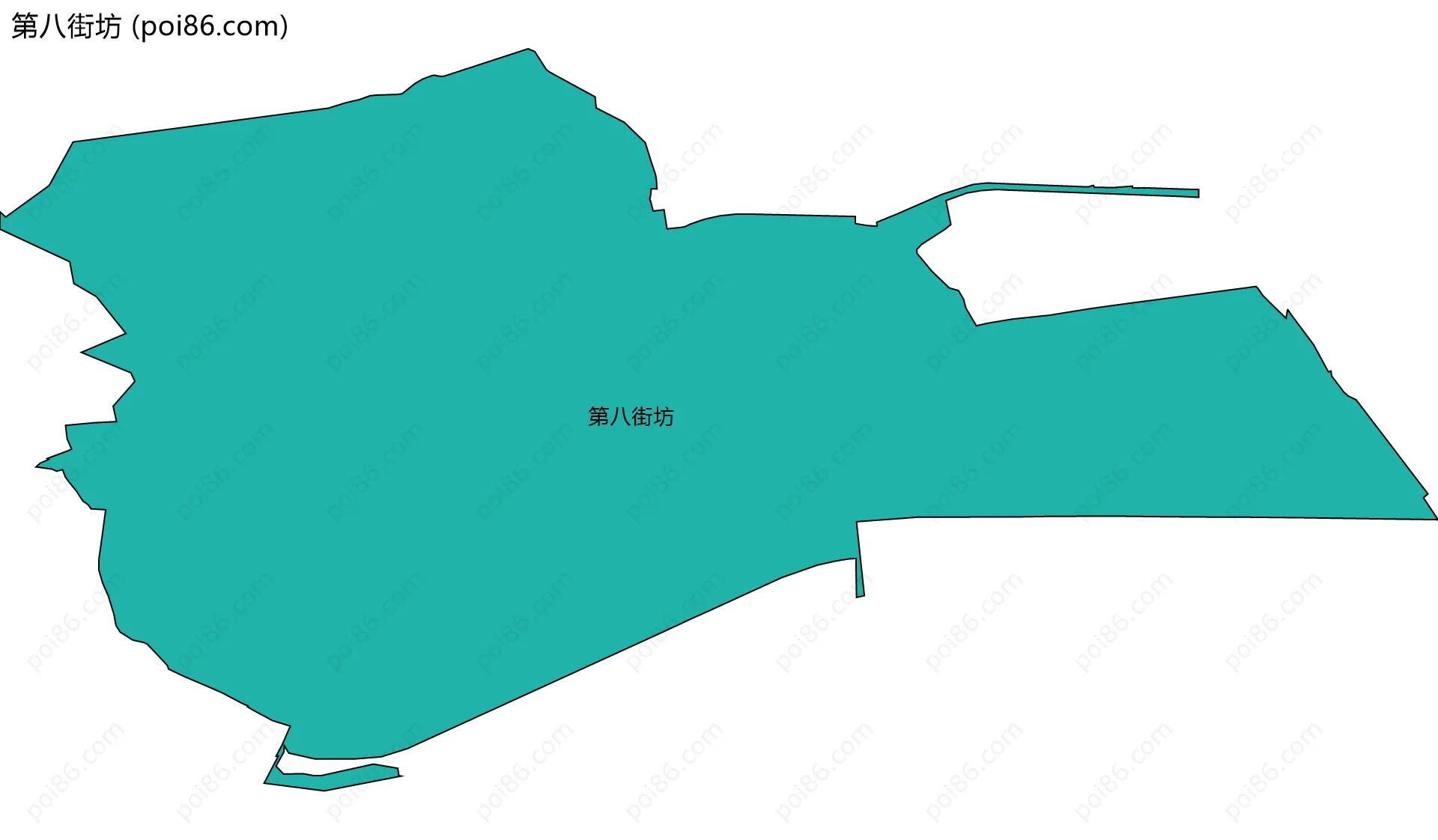 第八街坊边界地图