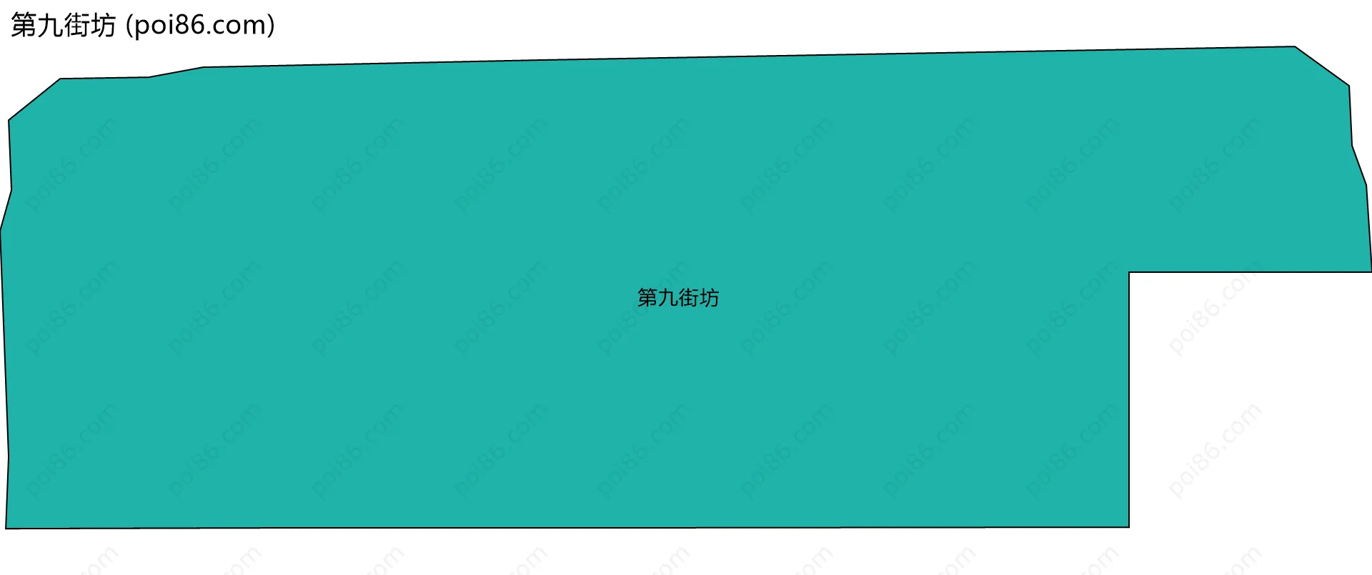 第九街坊边界地图