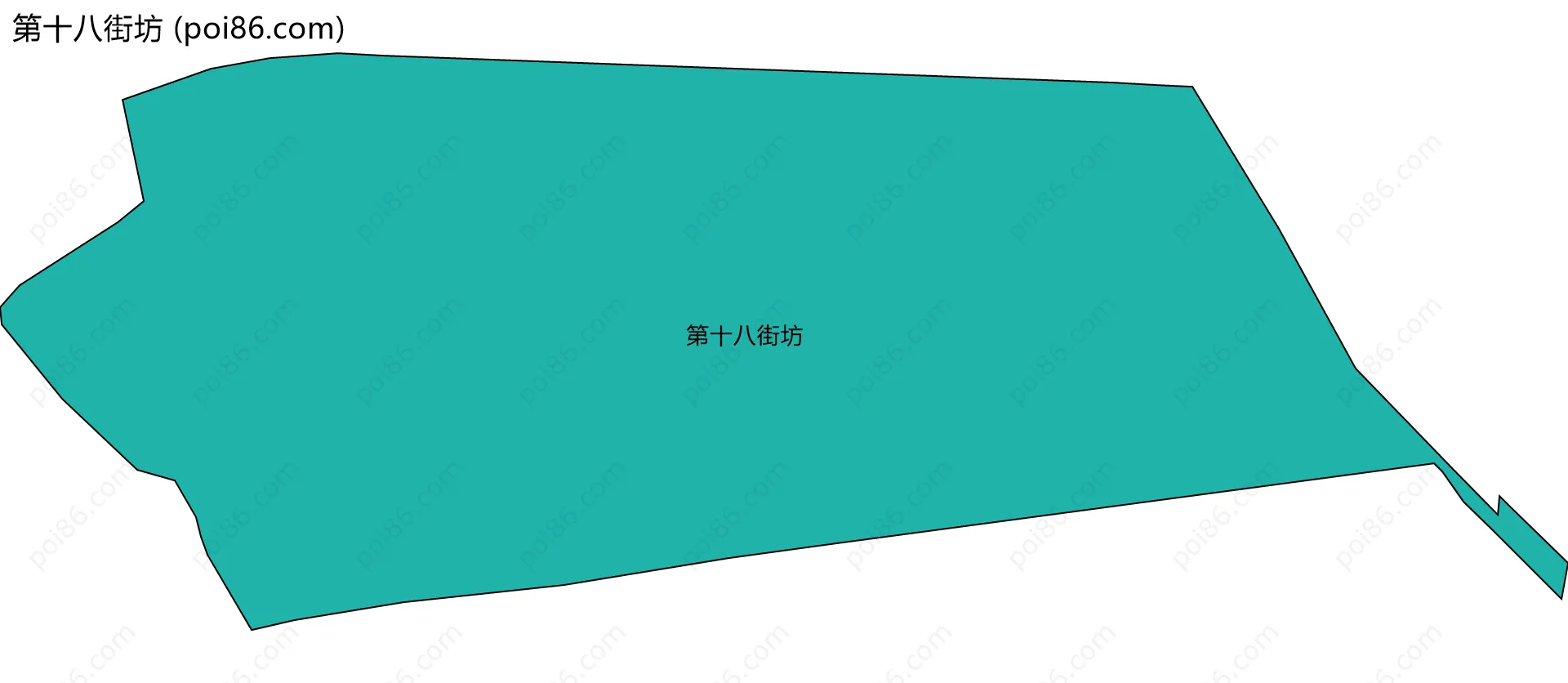 第十八街坊边界地图