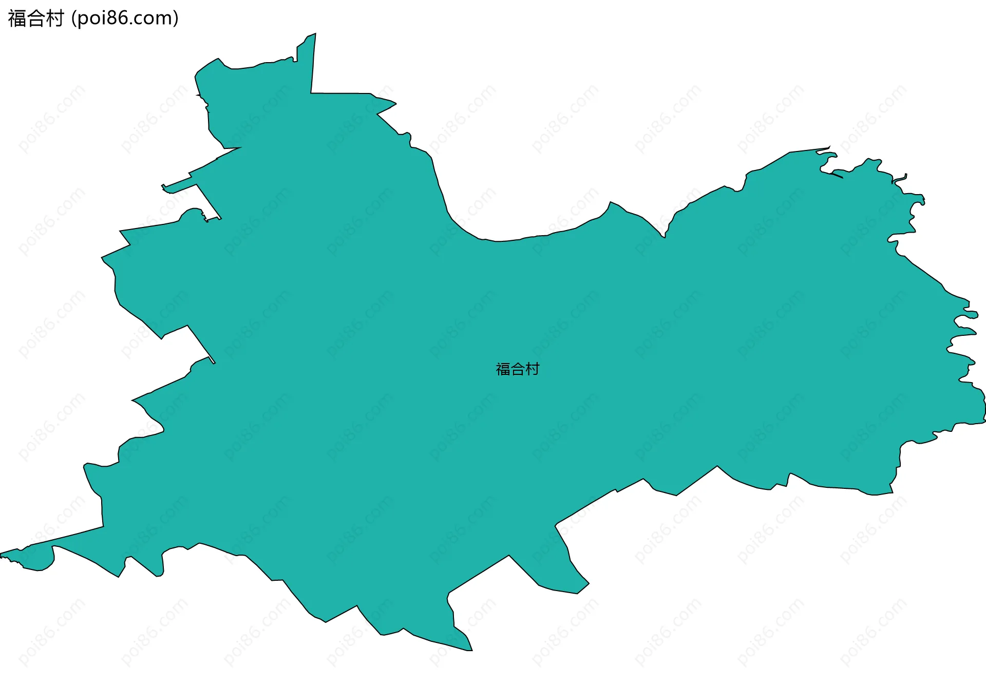 福合村边界地图