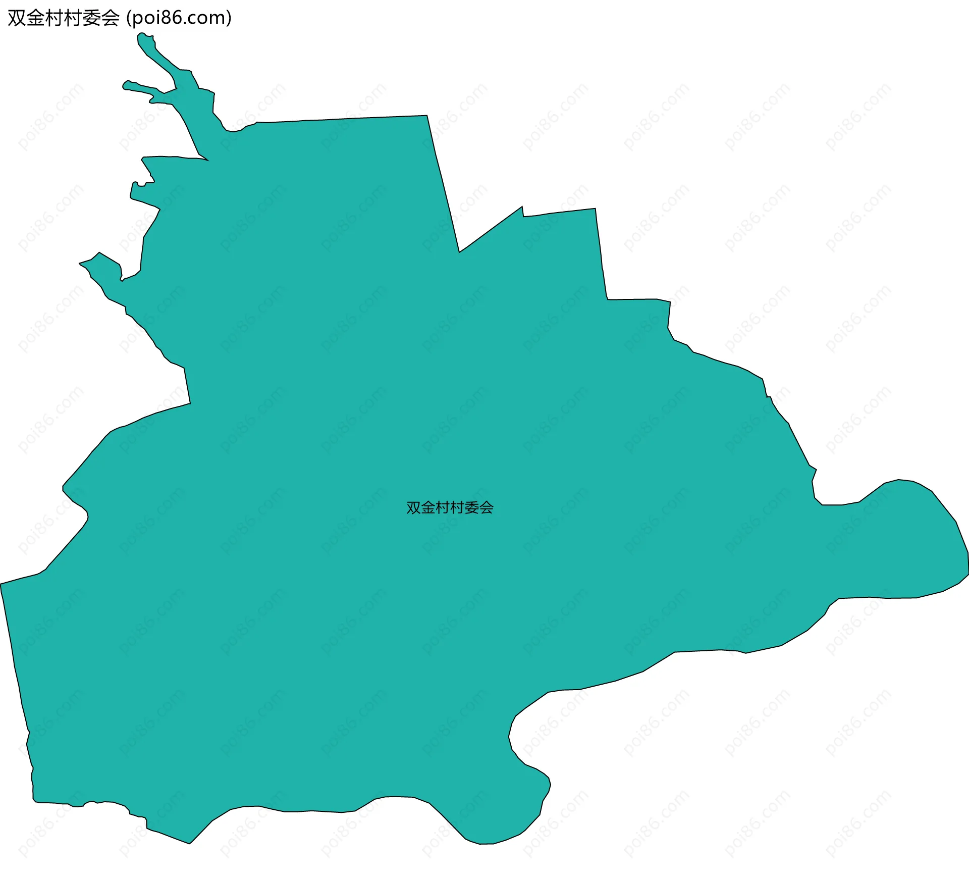 双金村村委会边界地图