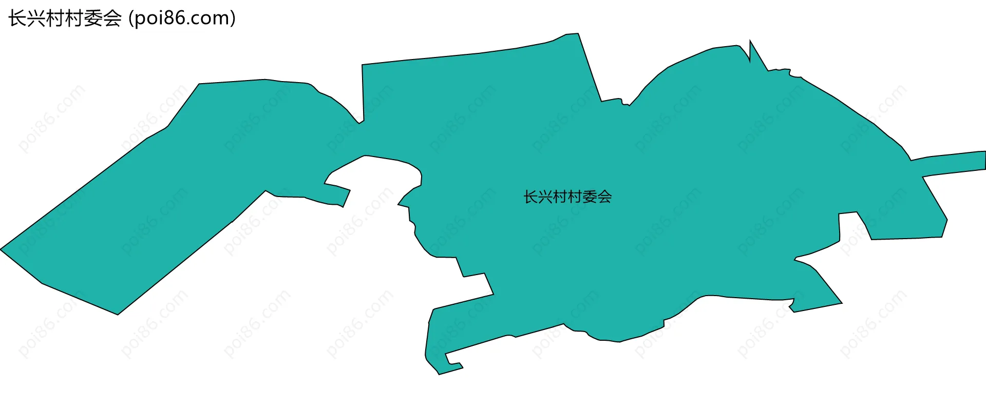 长兴村村委会边界地图