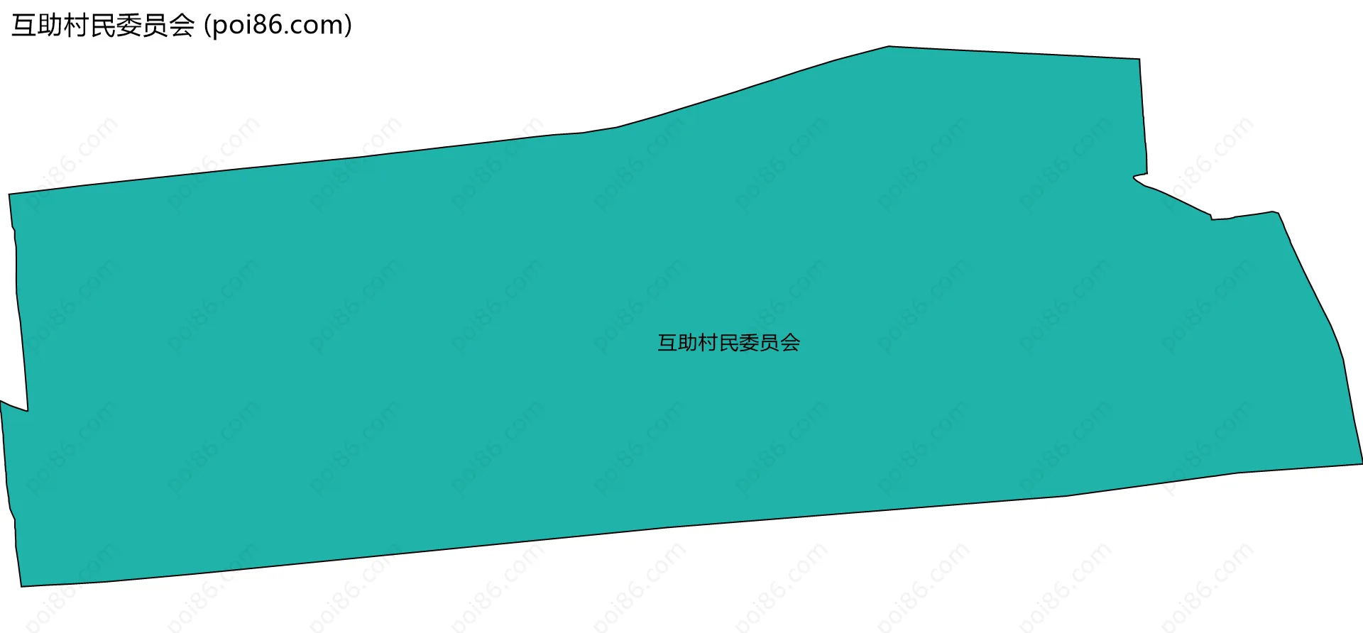 互助村民委员会边界地图