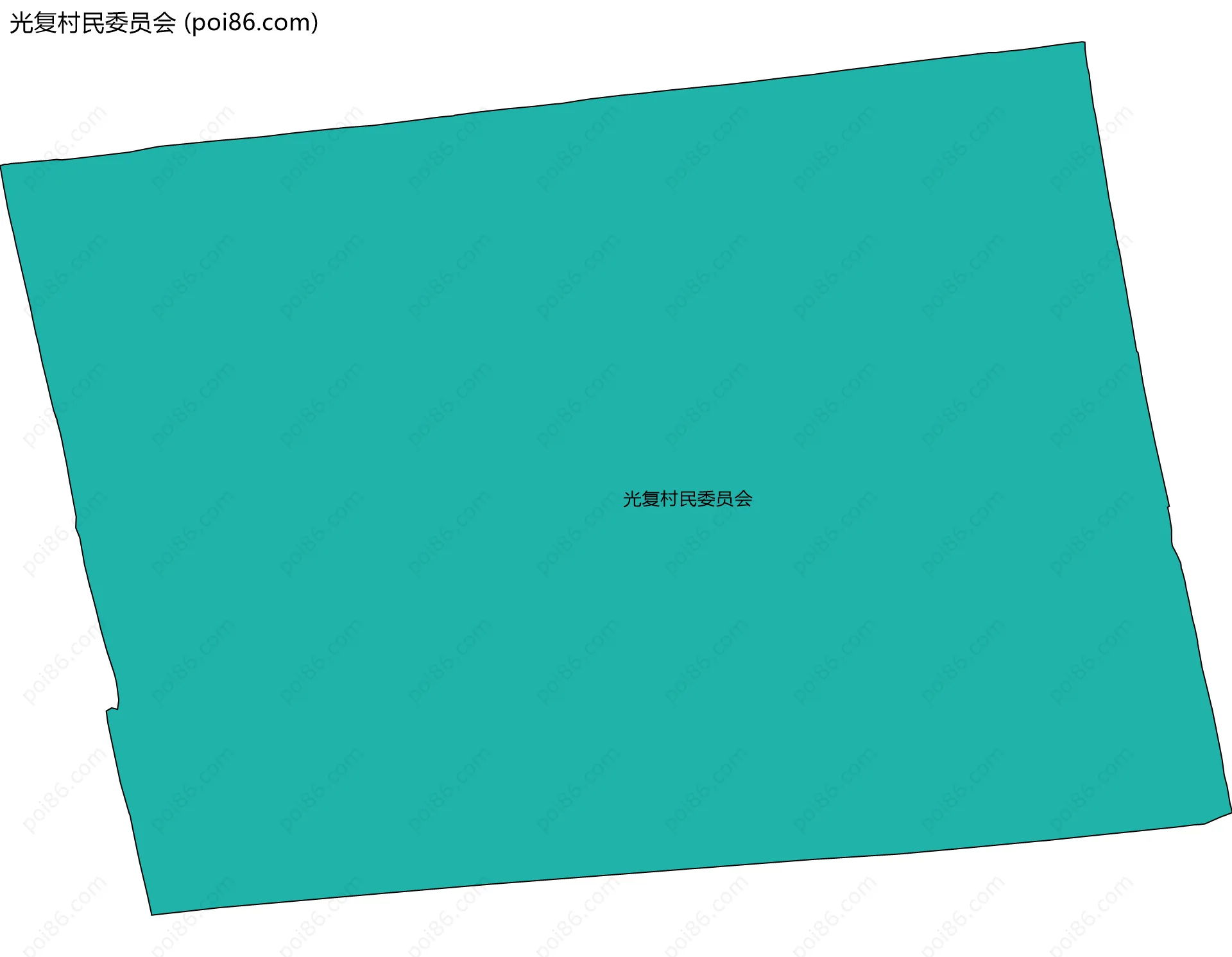 光复村民委员会边界地图