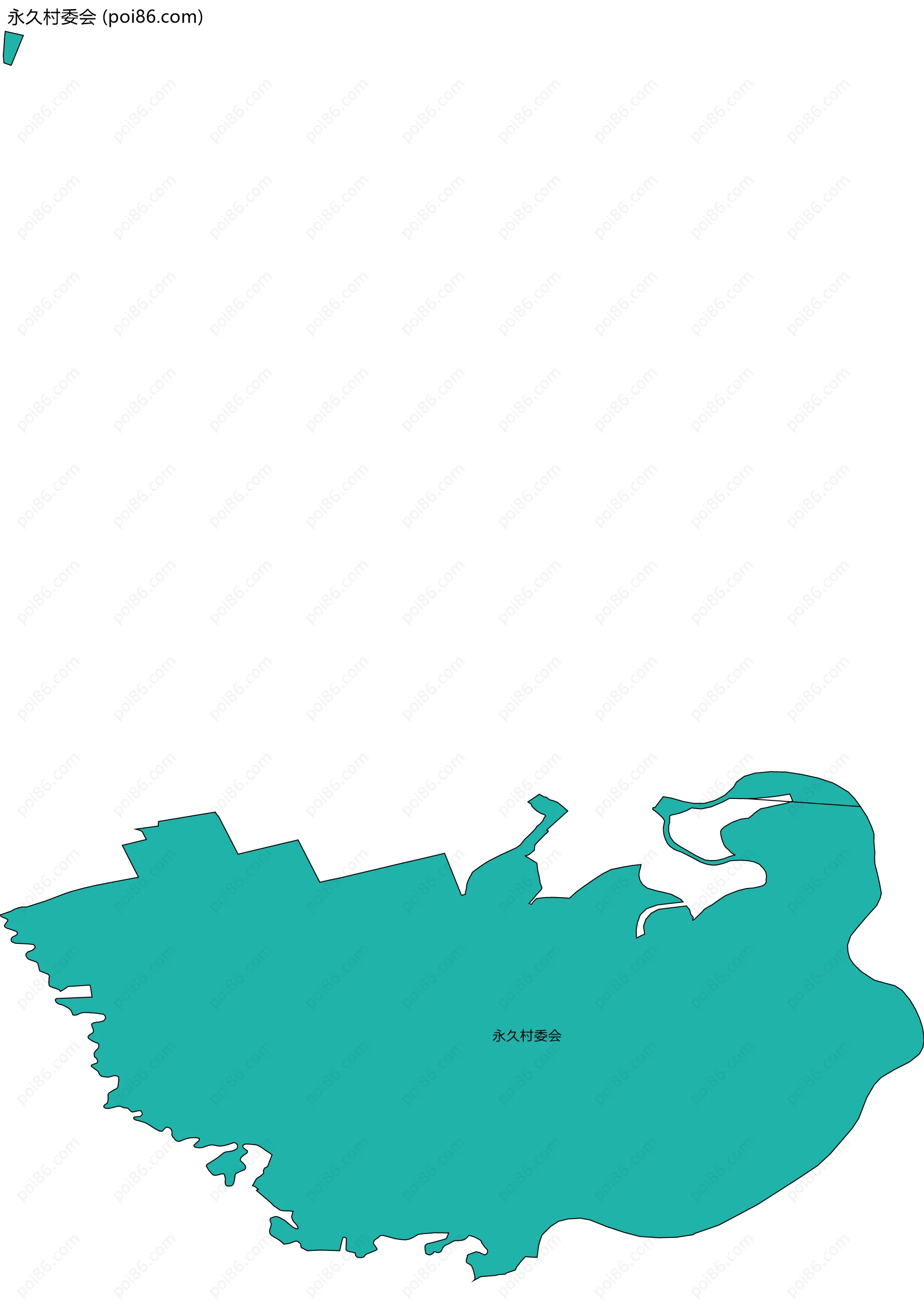 永久村委会边界地图