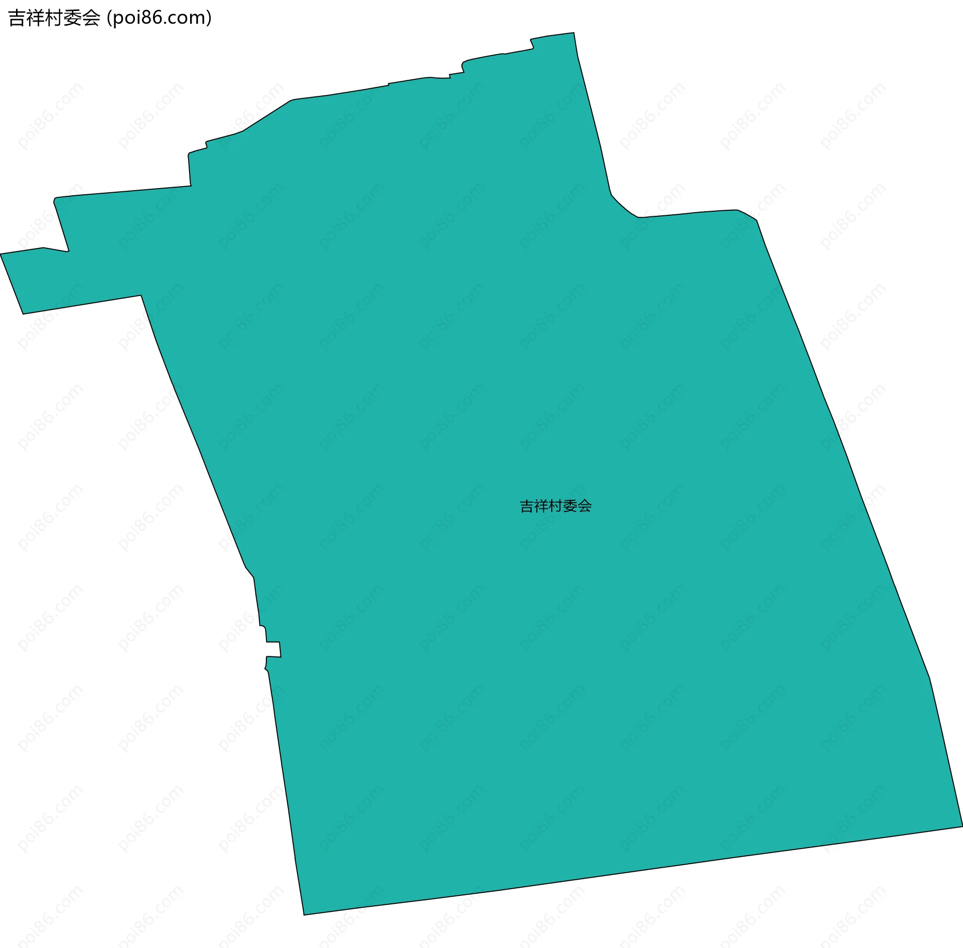 吉祥村委会边界地图