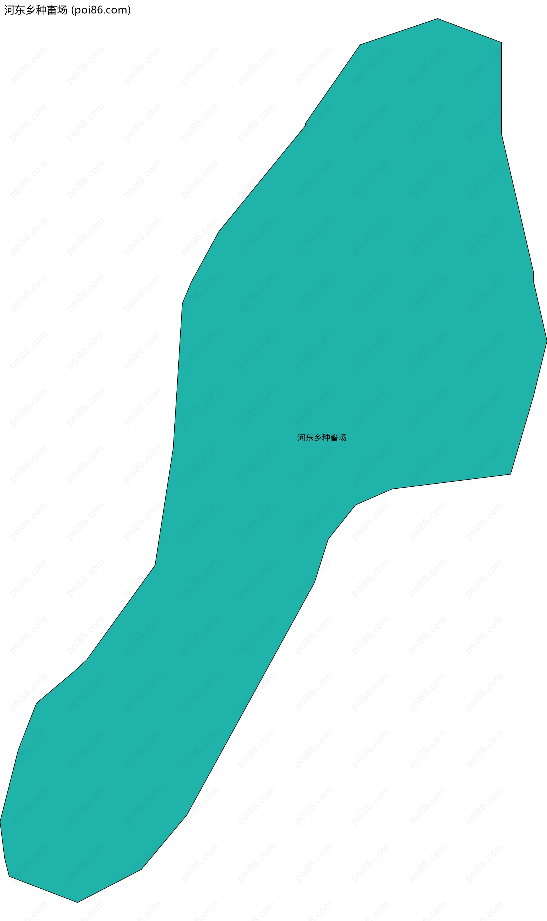 河东乡种畜场边界地图