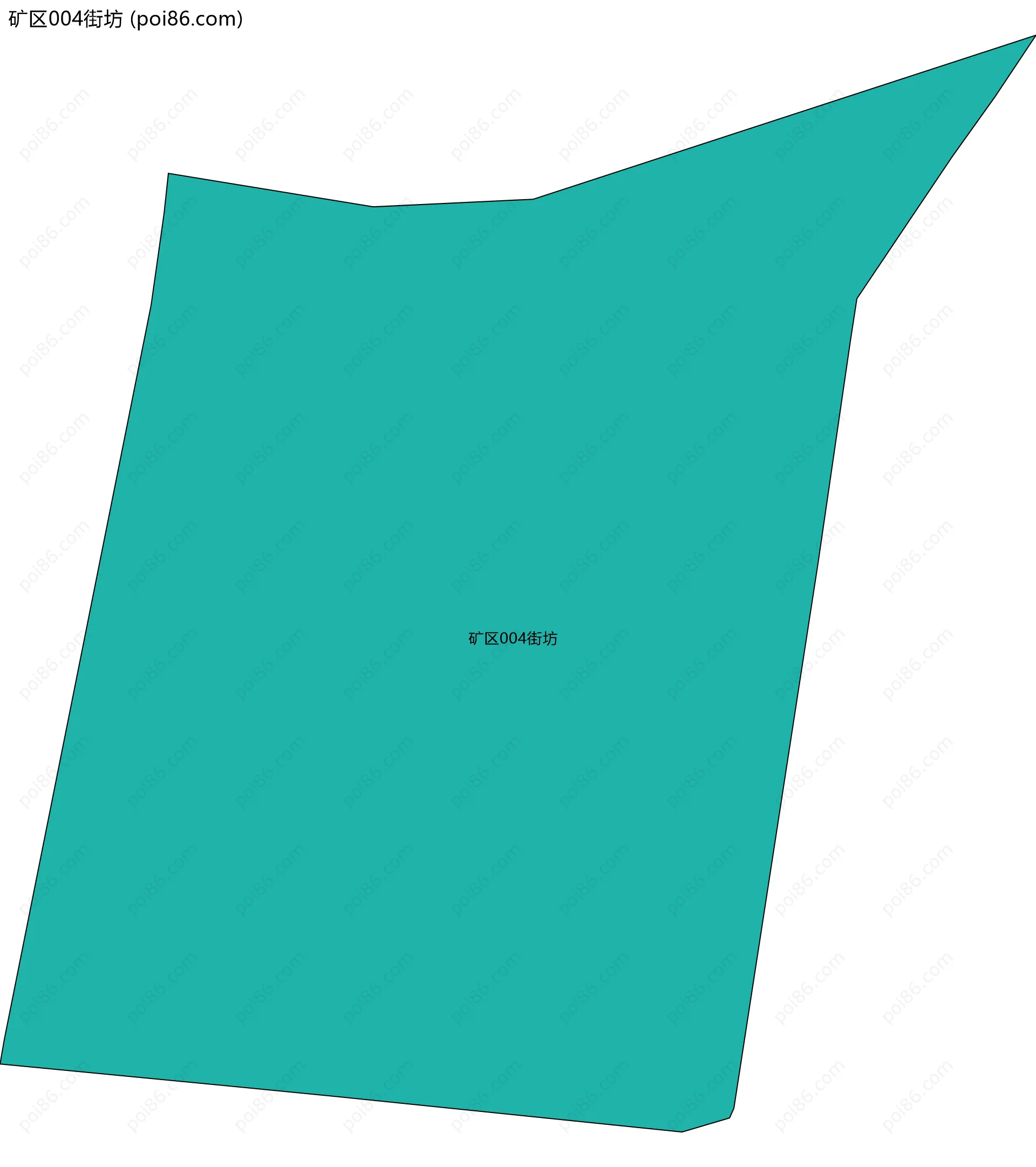 矿区004街坊边界地图