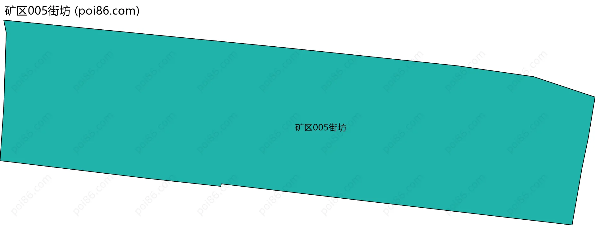 矿区005街坊边界地图
