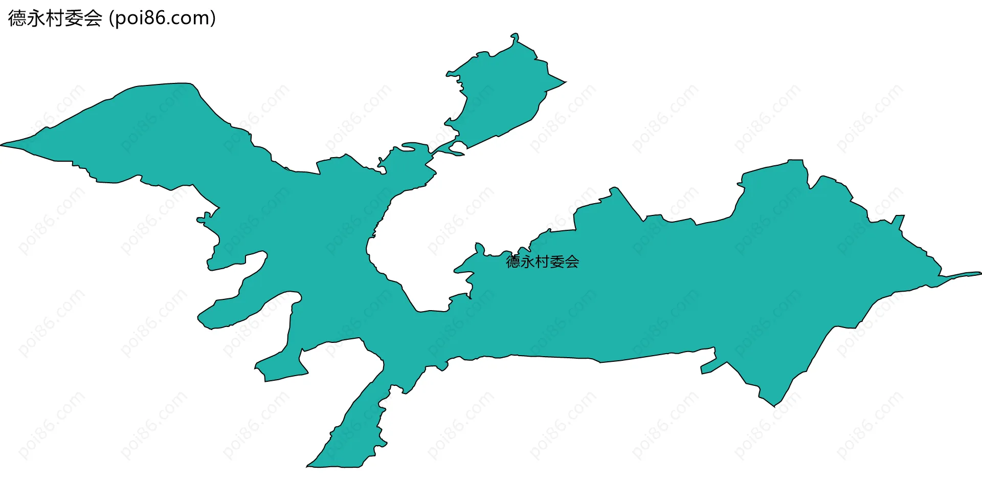 德永村委会边界地图