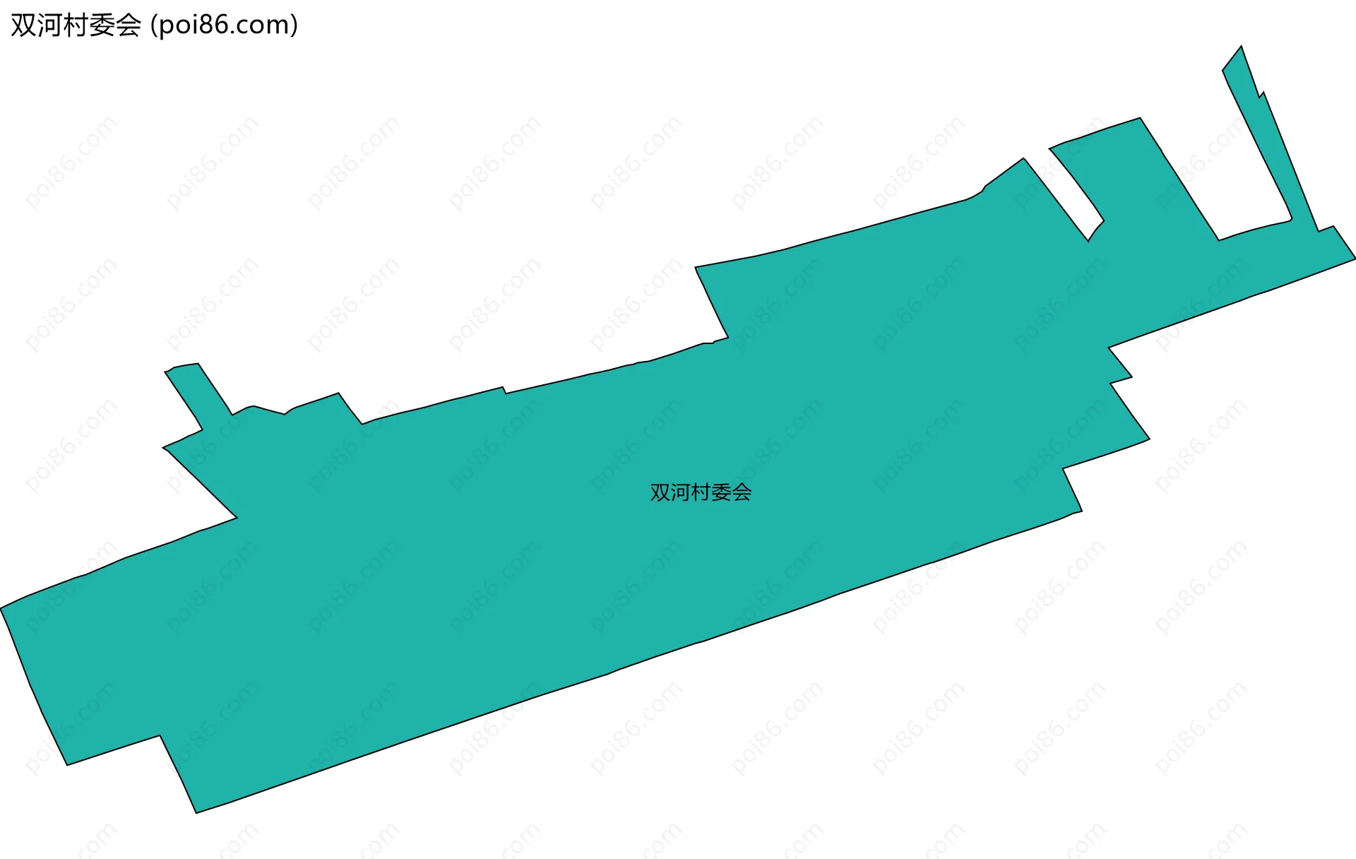 双河村委会边界地图