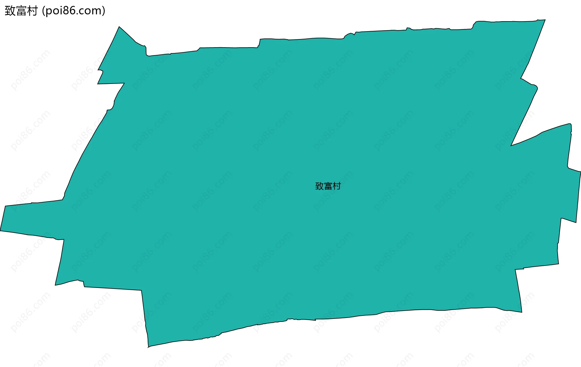 致富村边界地图