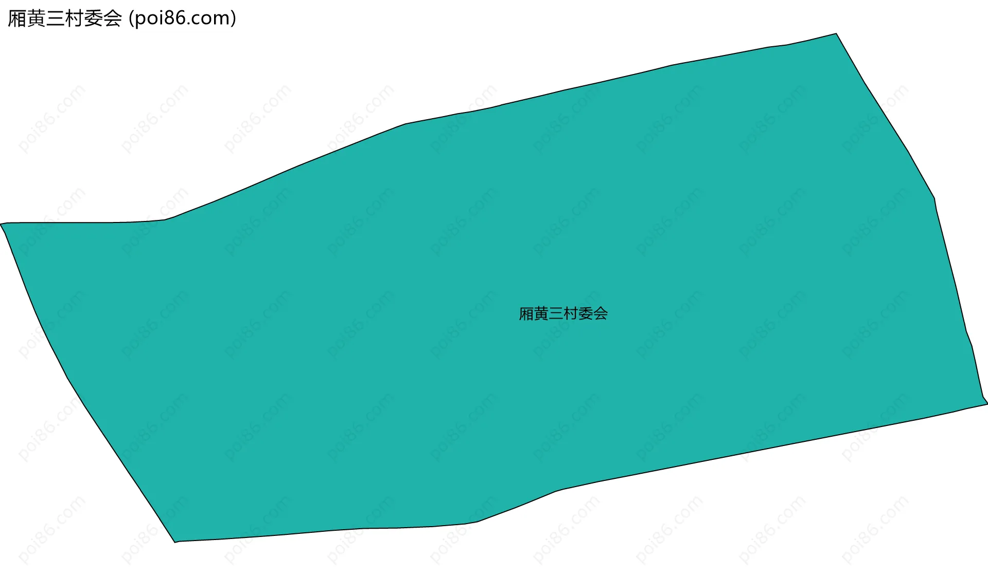 厢黄三村委会边界地图