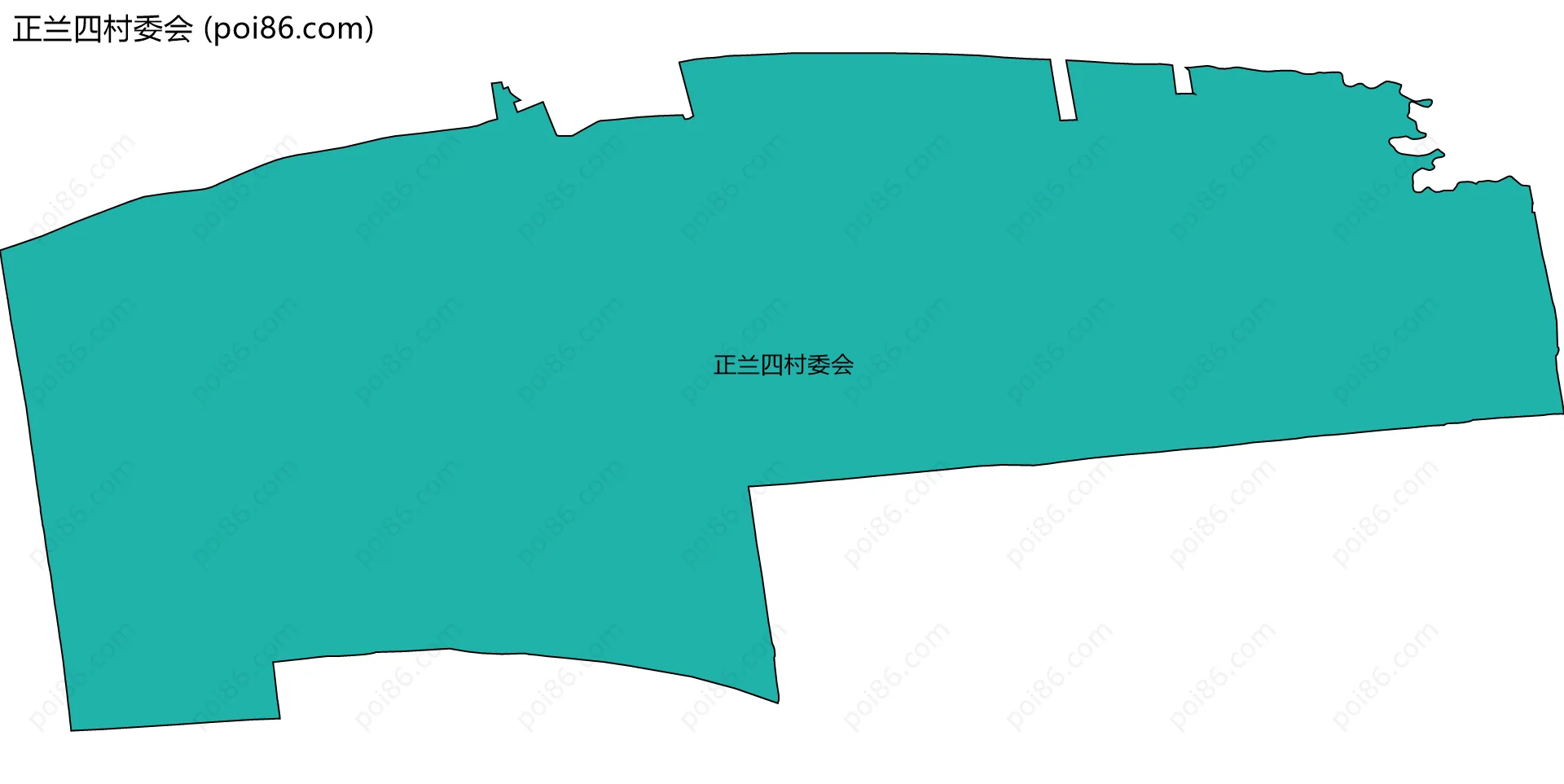 正兰四村委会边界地图