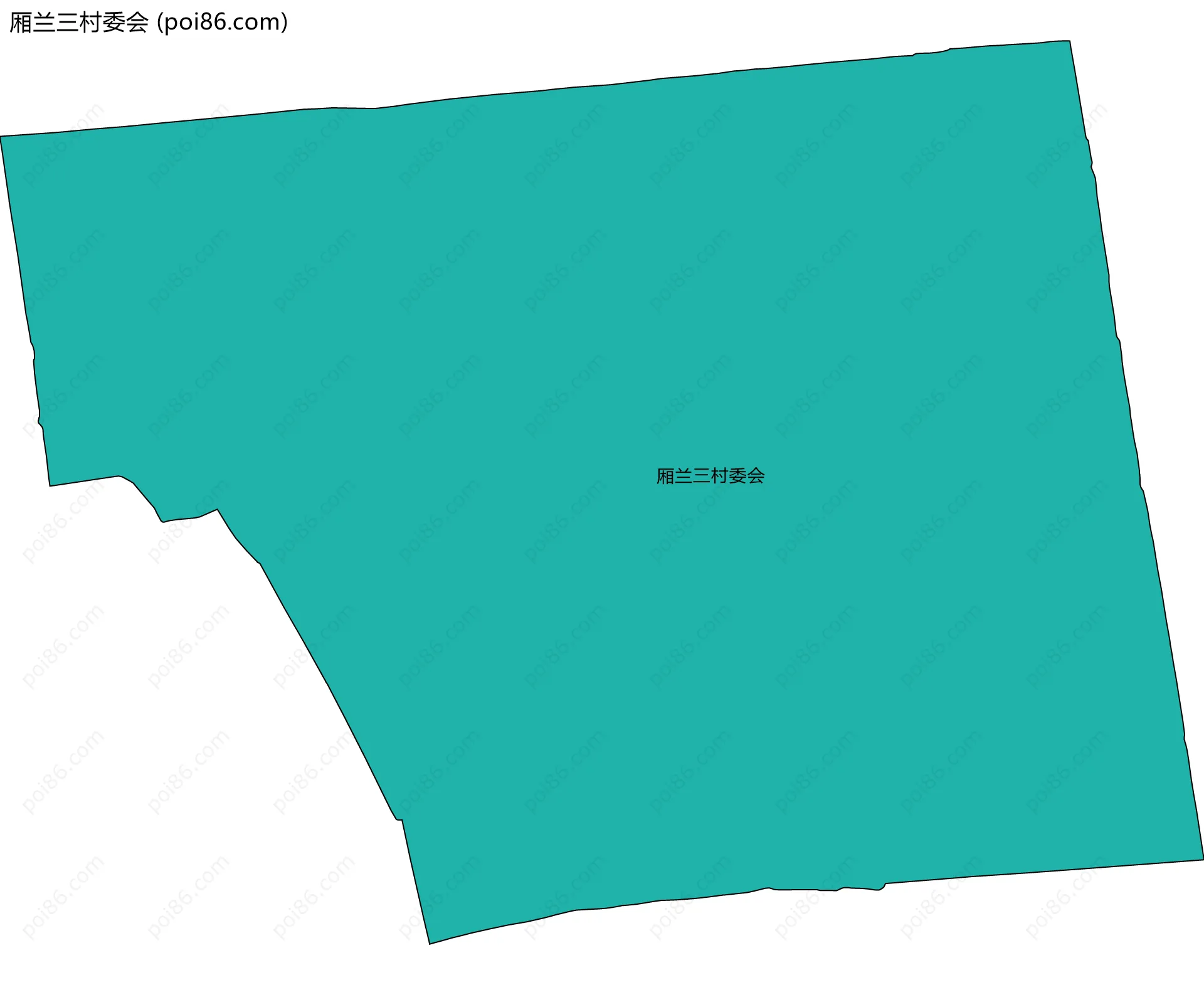 厢兰三村委会边界地图