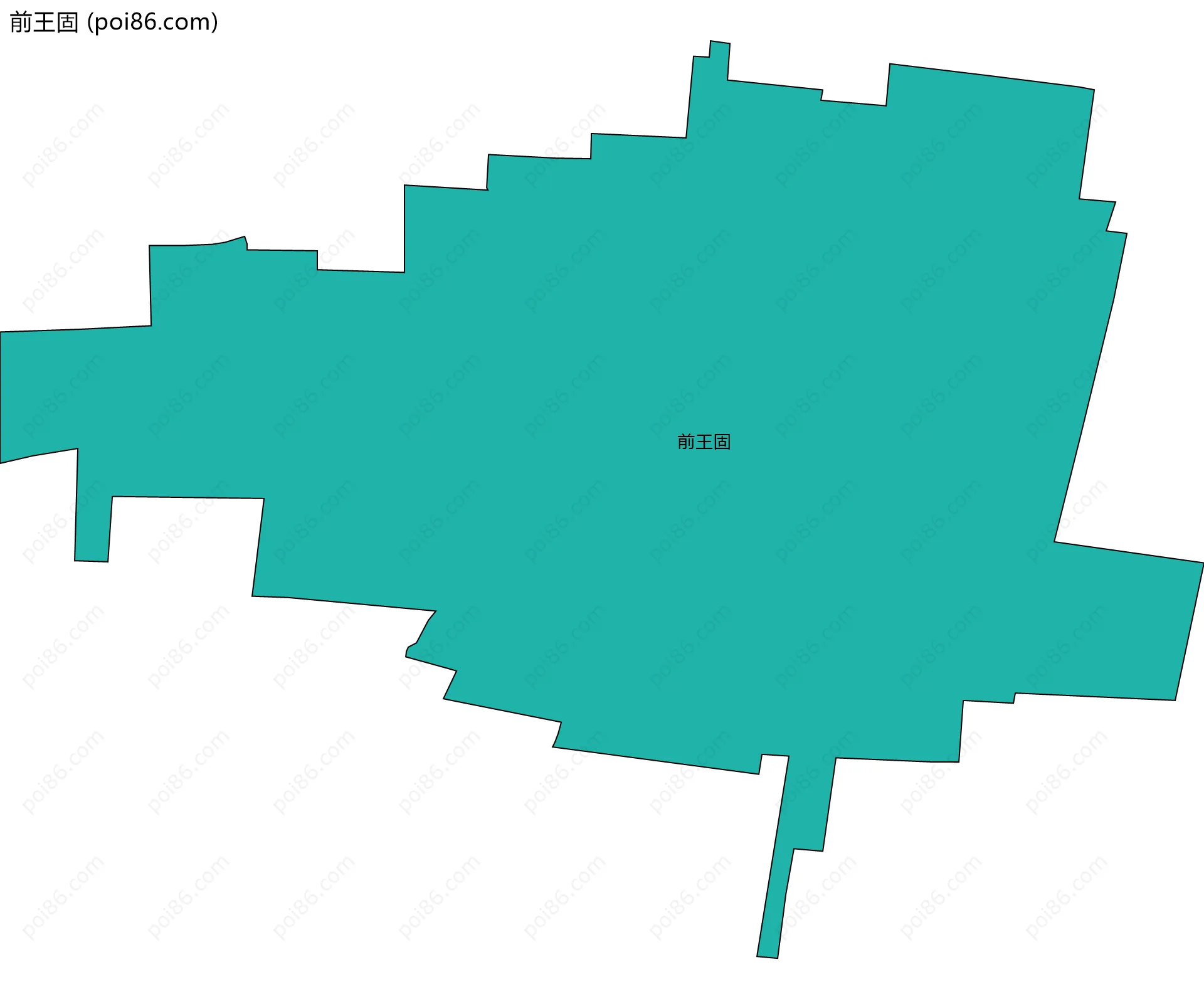 前王固边界地图