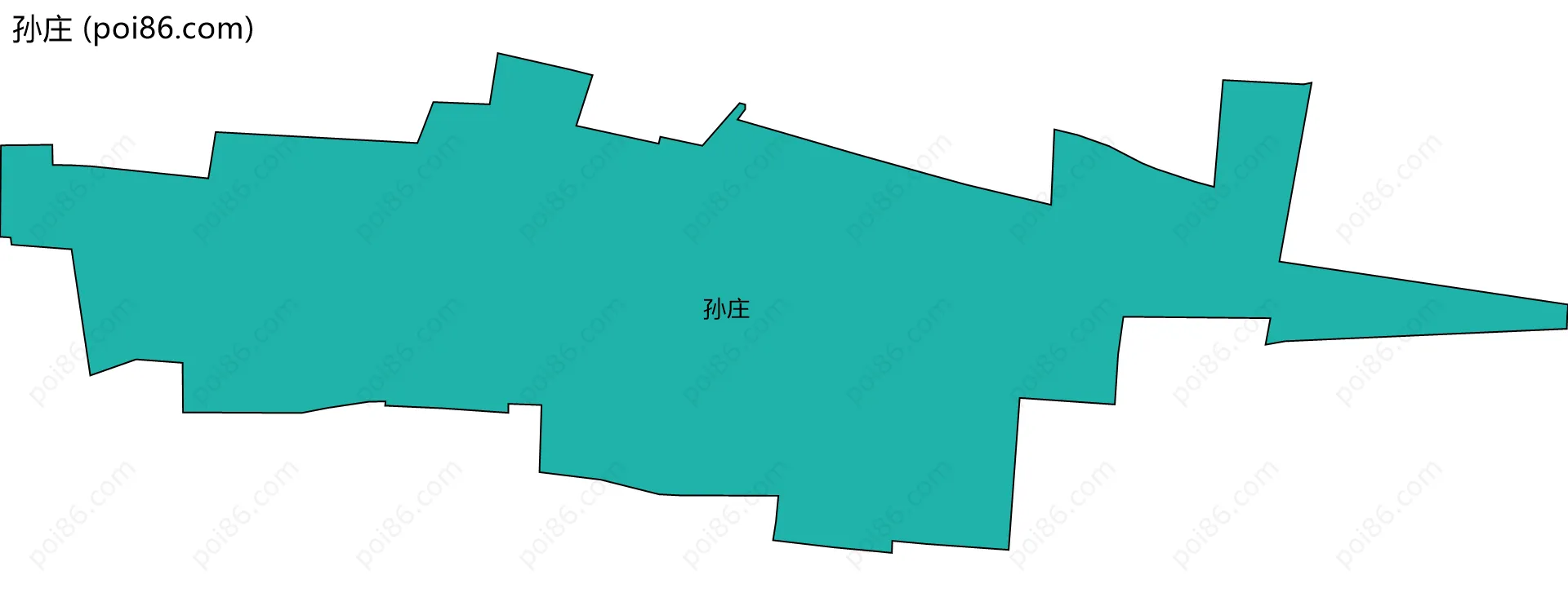 孙庄边界地图