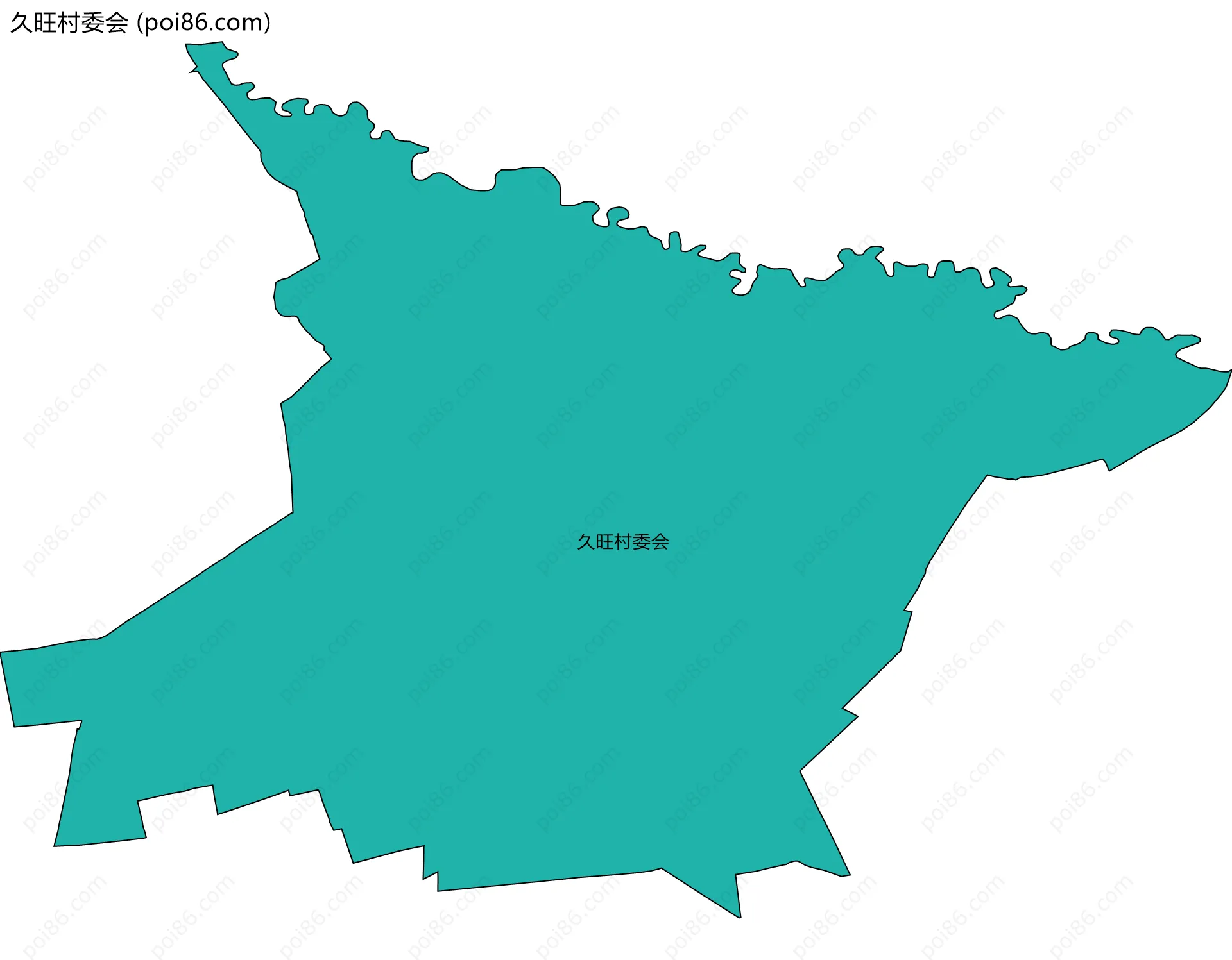 久旺村委会边界地图