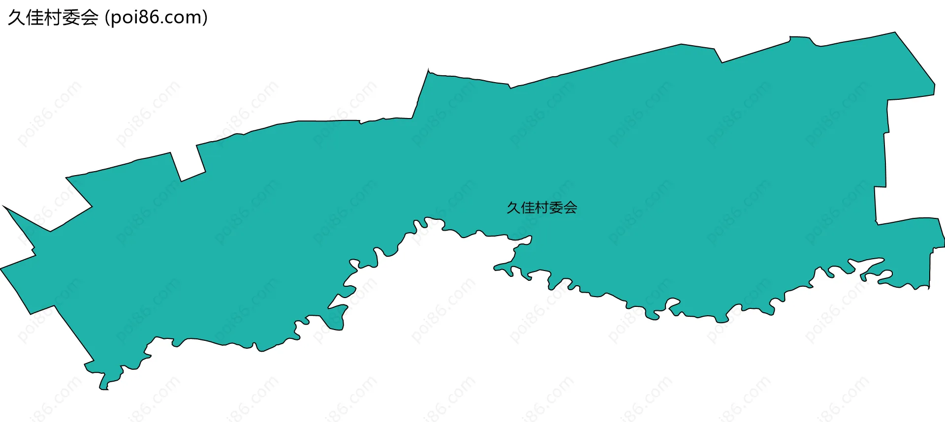 久佳村委会边界地图