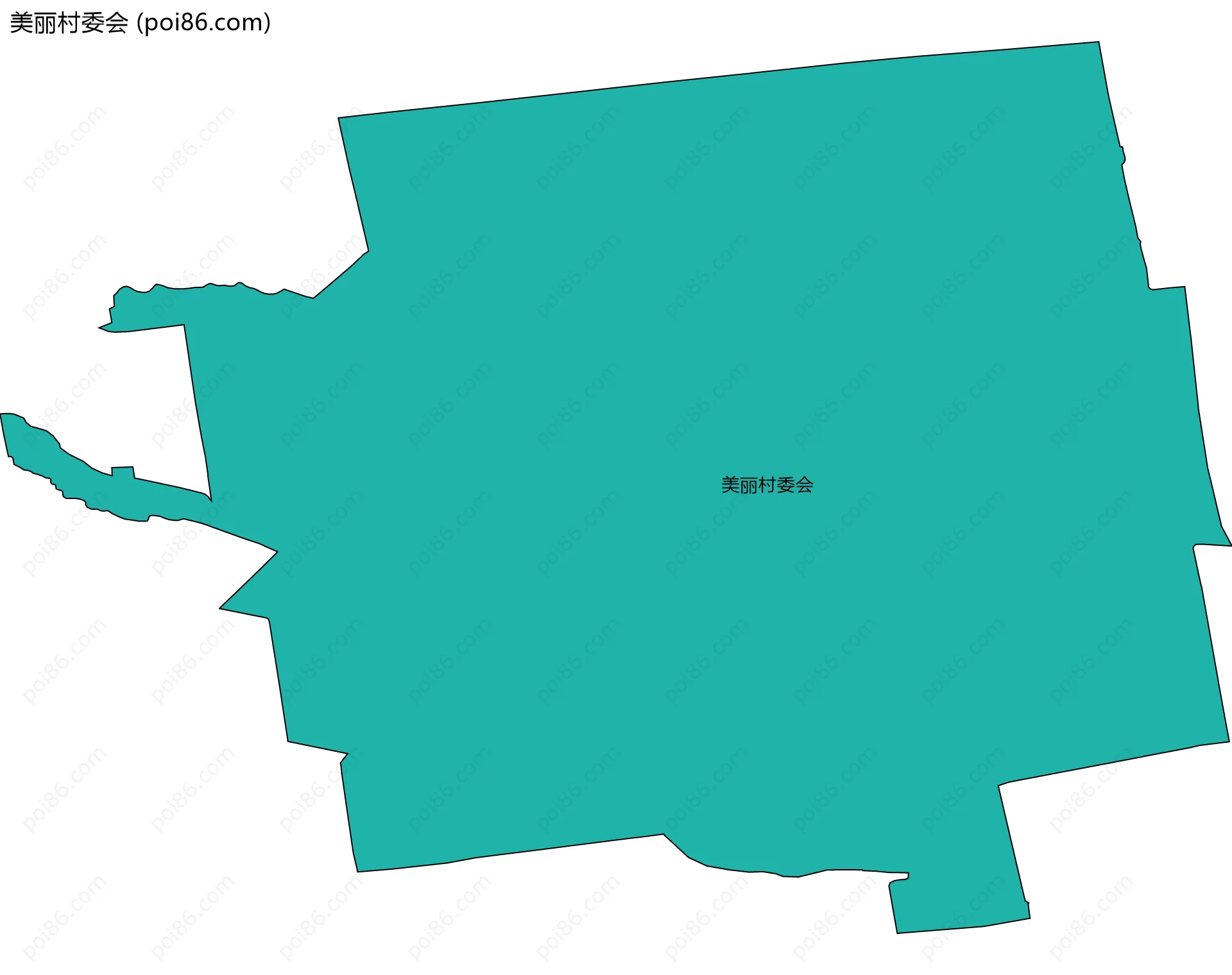 美丽村委会边界地图