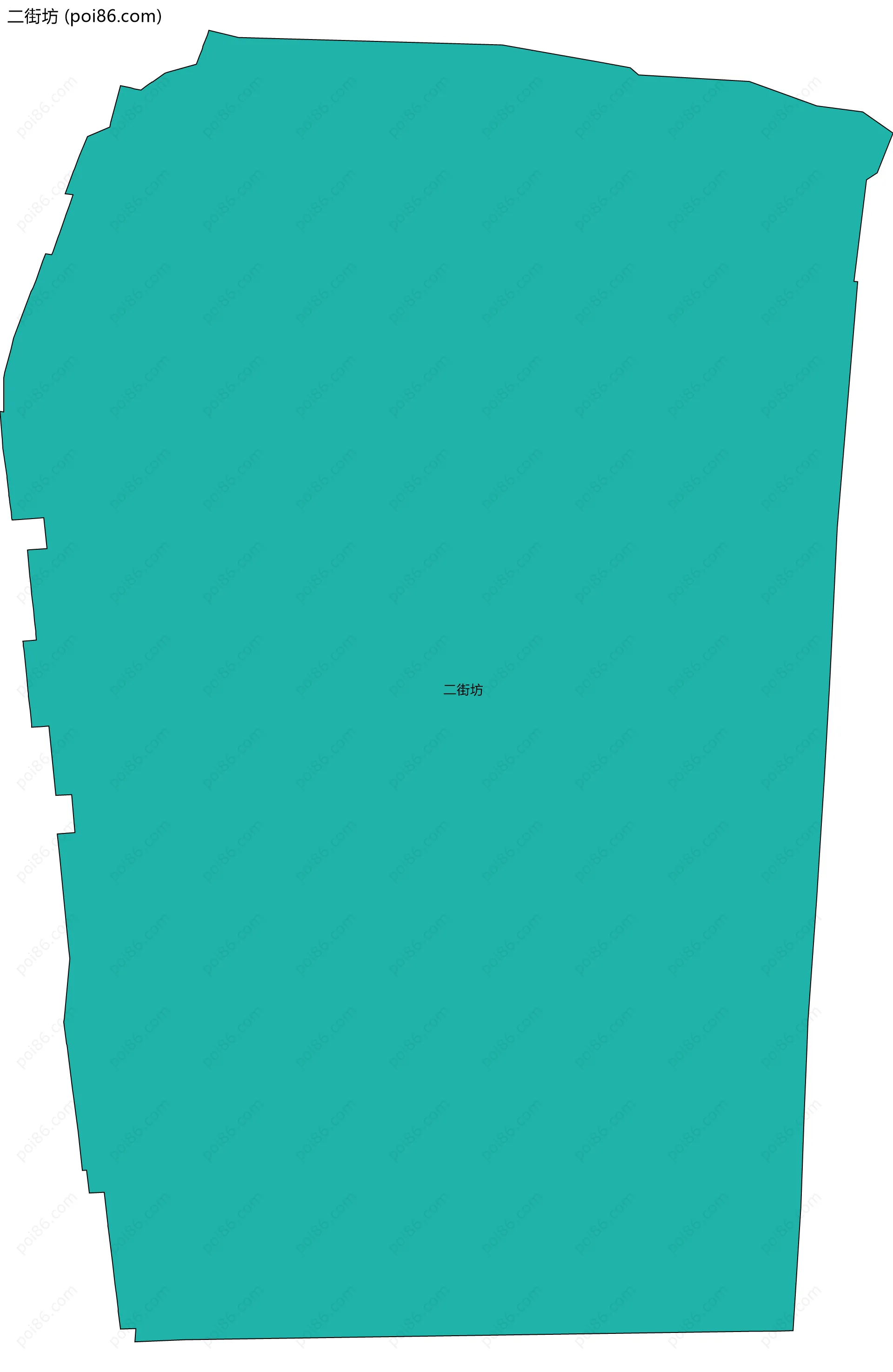 二街坊边界地图