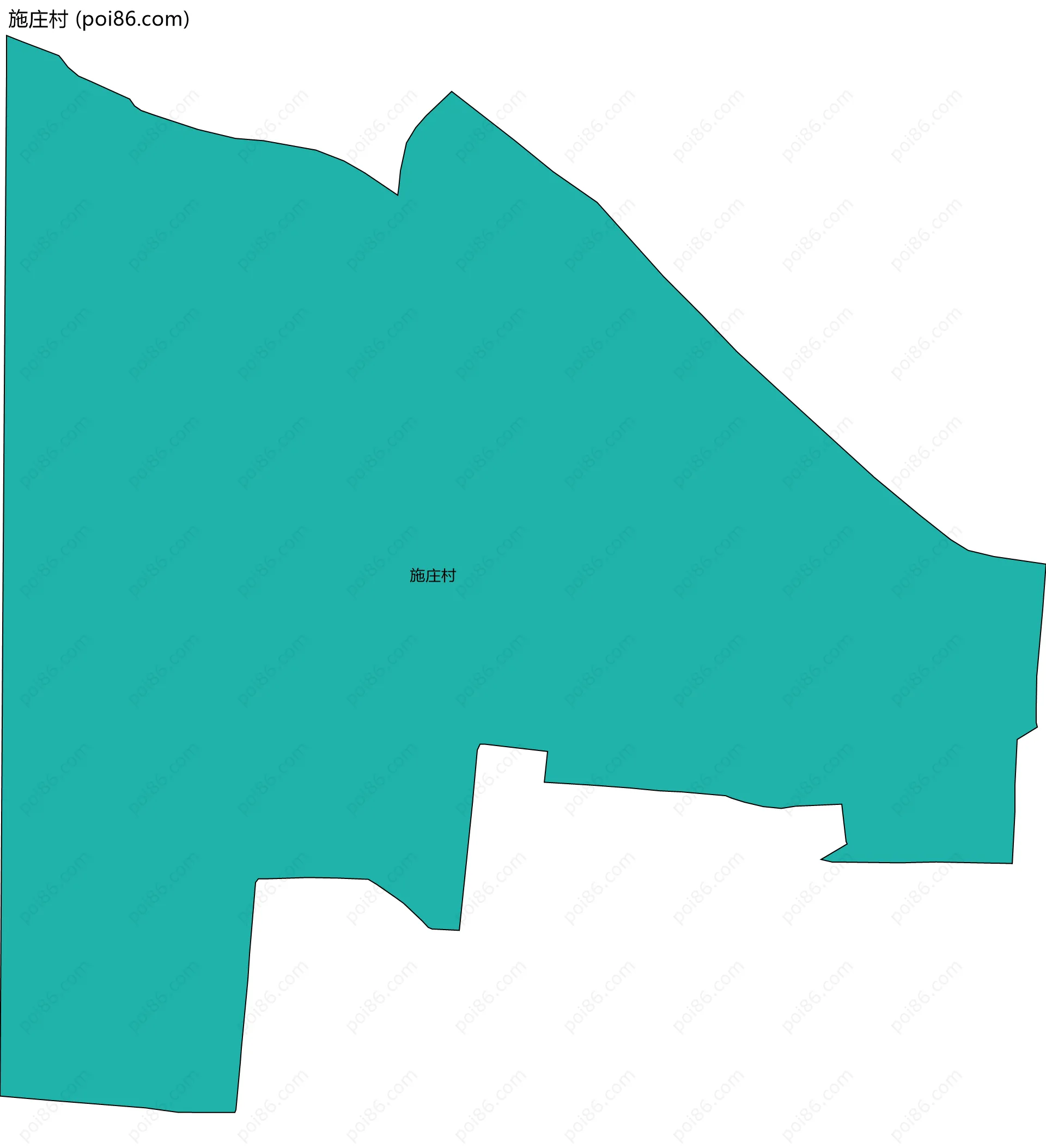 施庄村边界地图