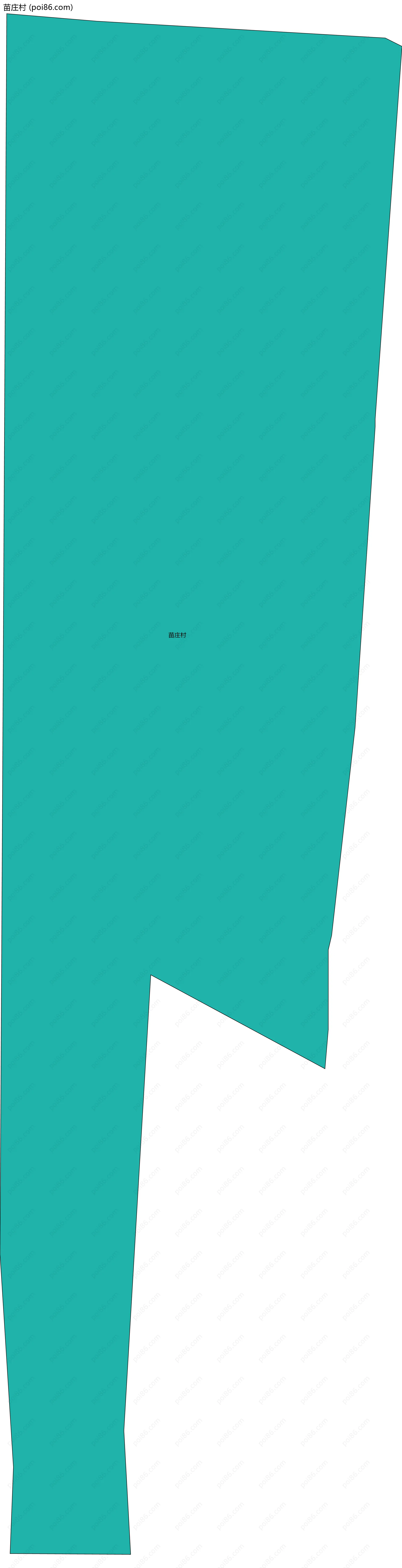 苗庄村边界地图