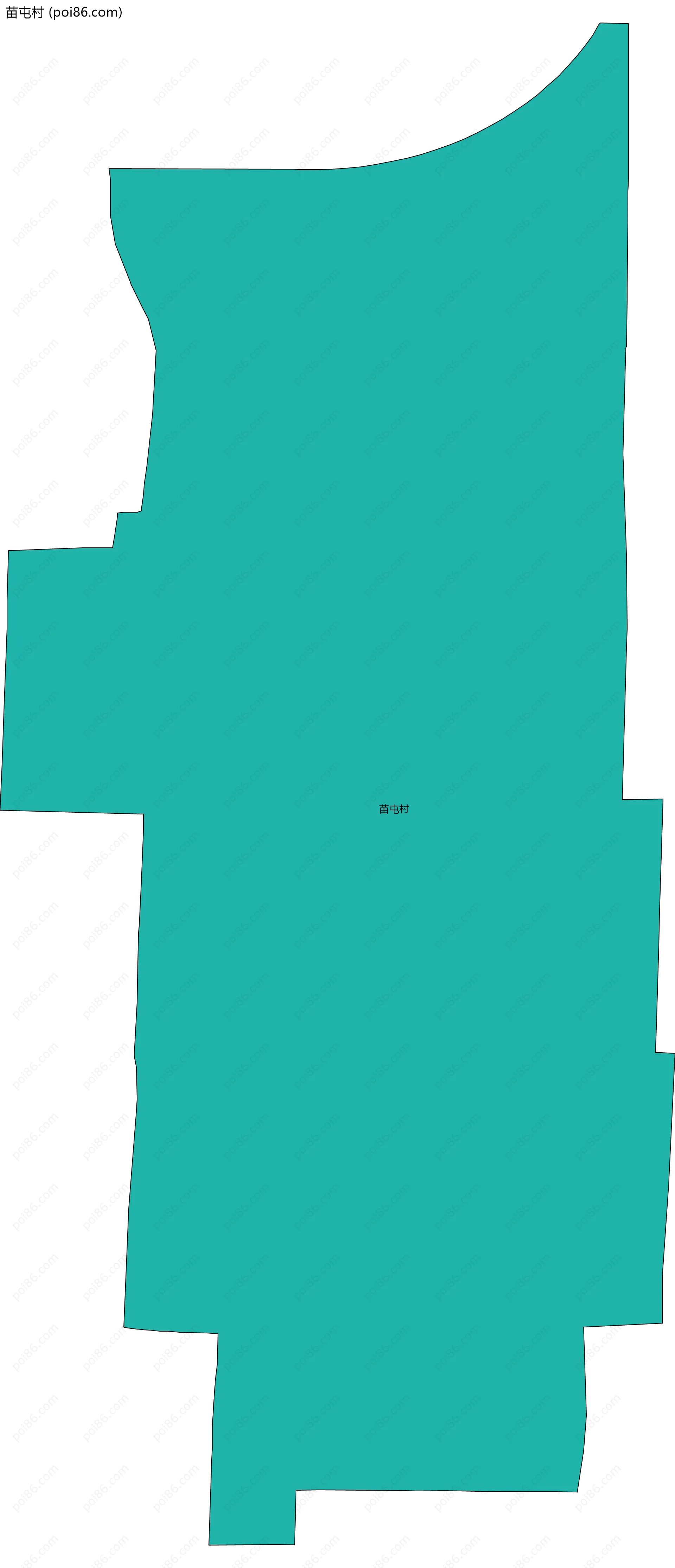 苗屯村边界地图