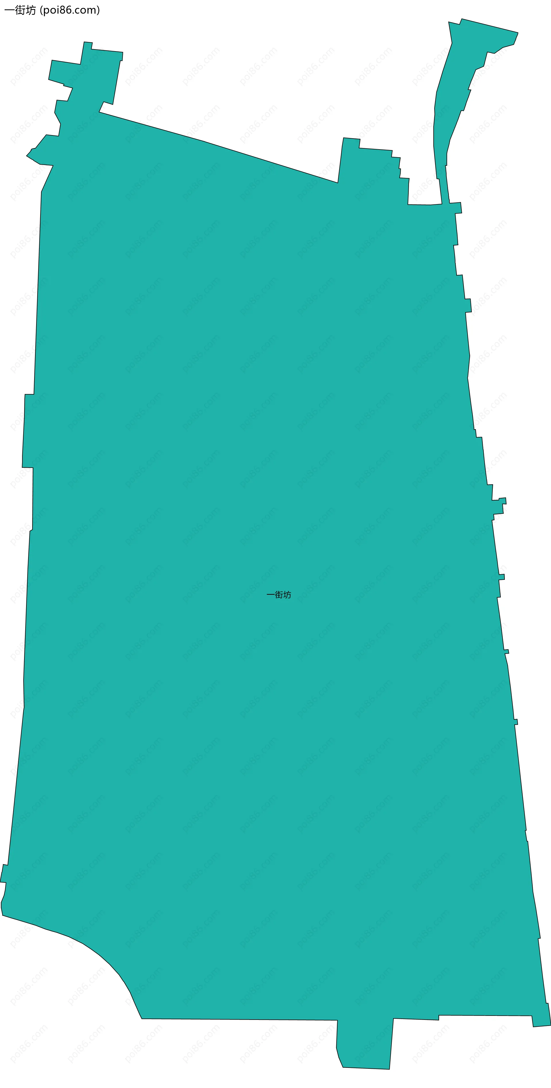 一街坊边界地图