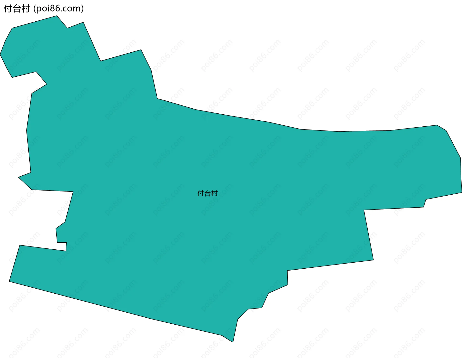 付台村边界地图
