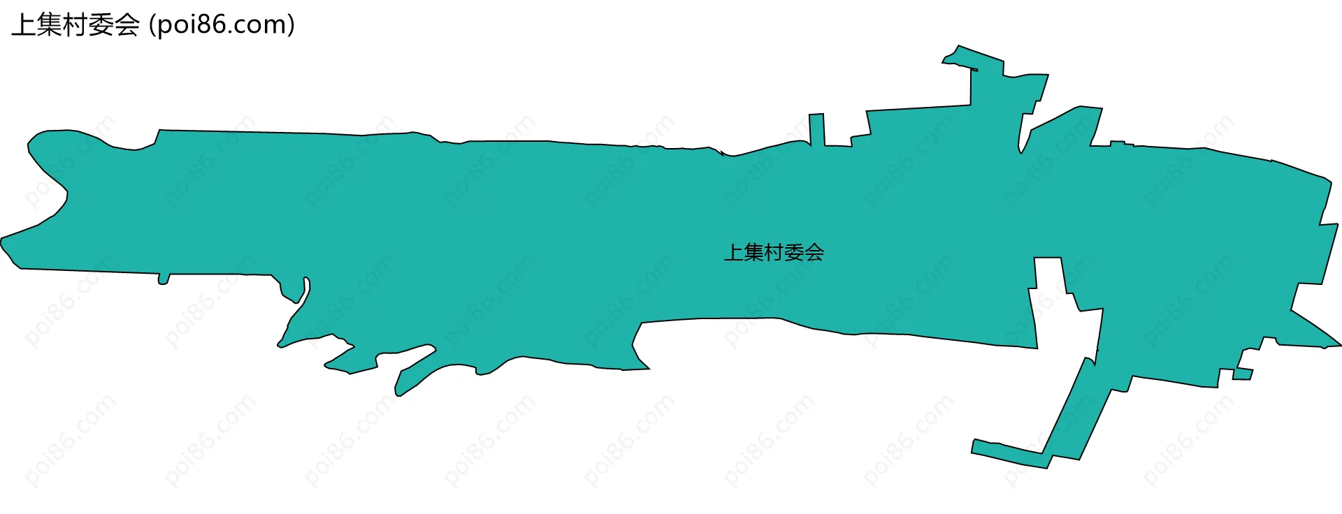 上集村委会边界地图