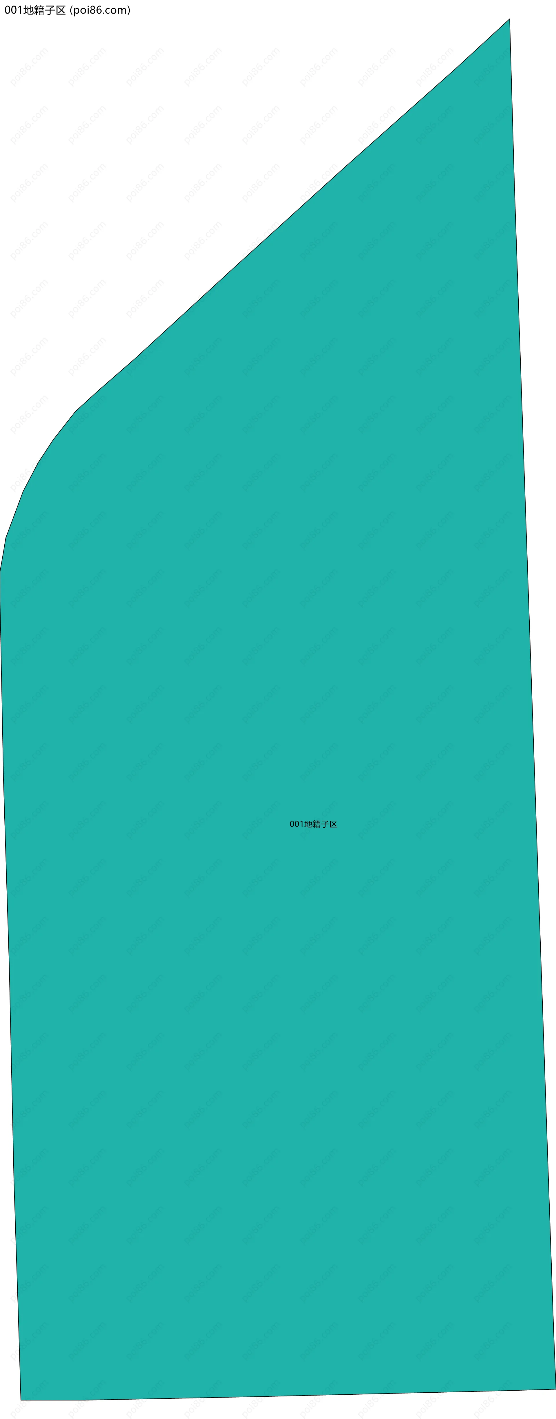 001地籍子区边界地图