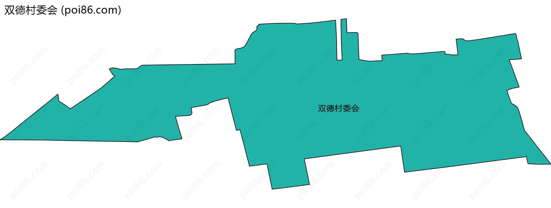 双德村委会边界地图