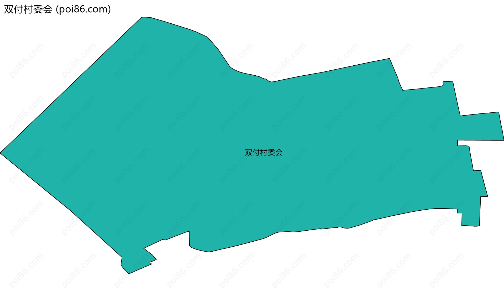 双付村委会边界地图