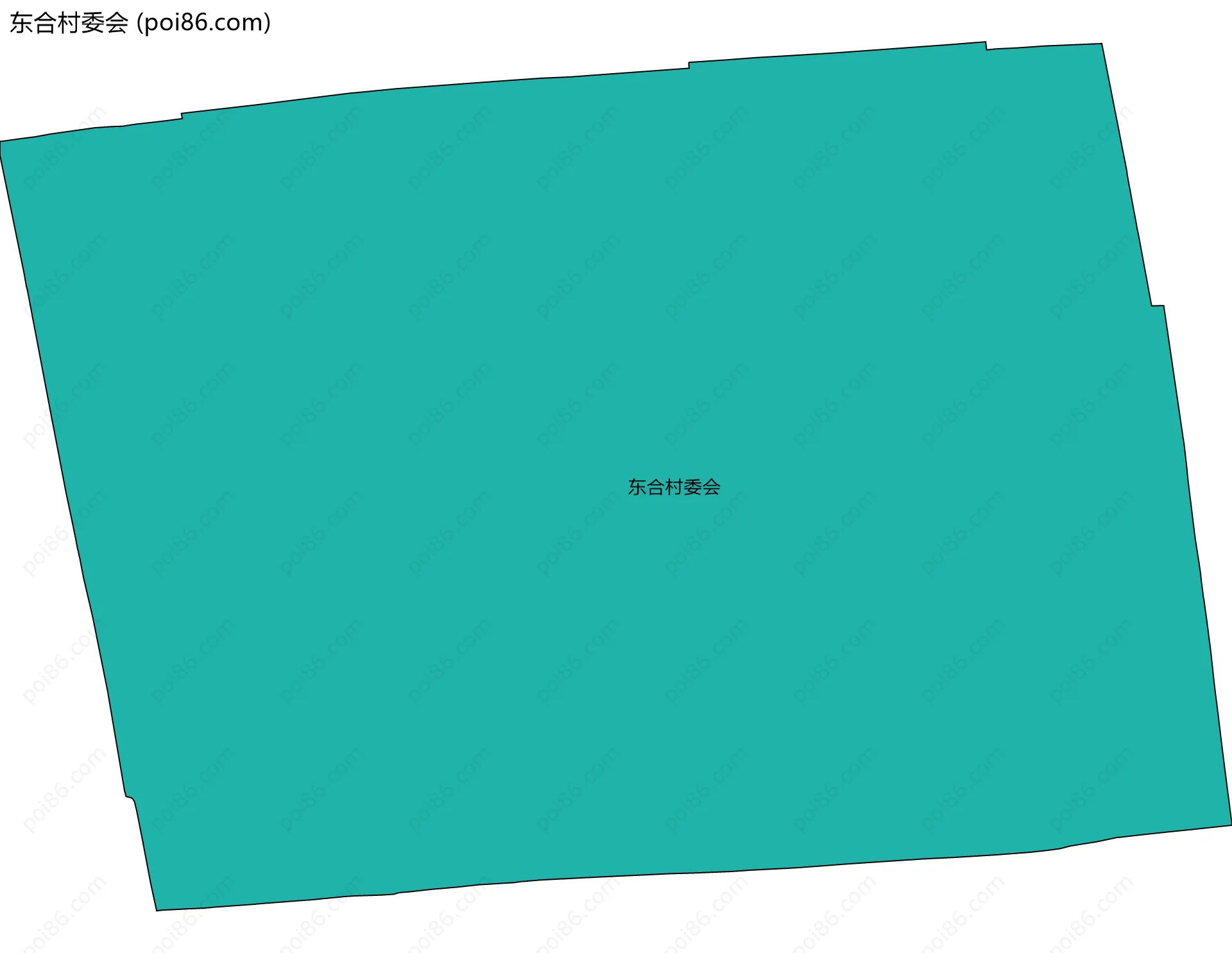 东合村委会边界地图
