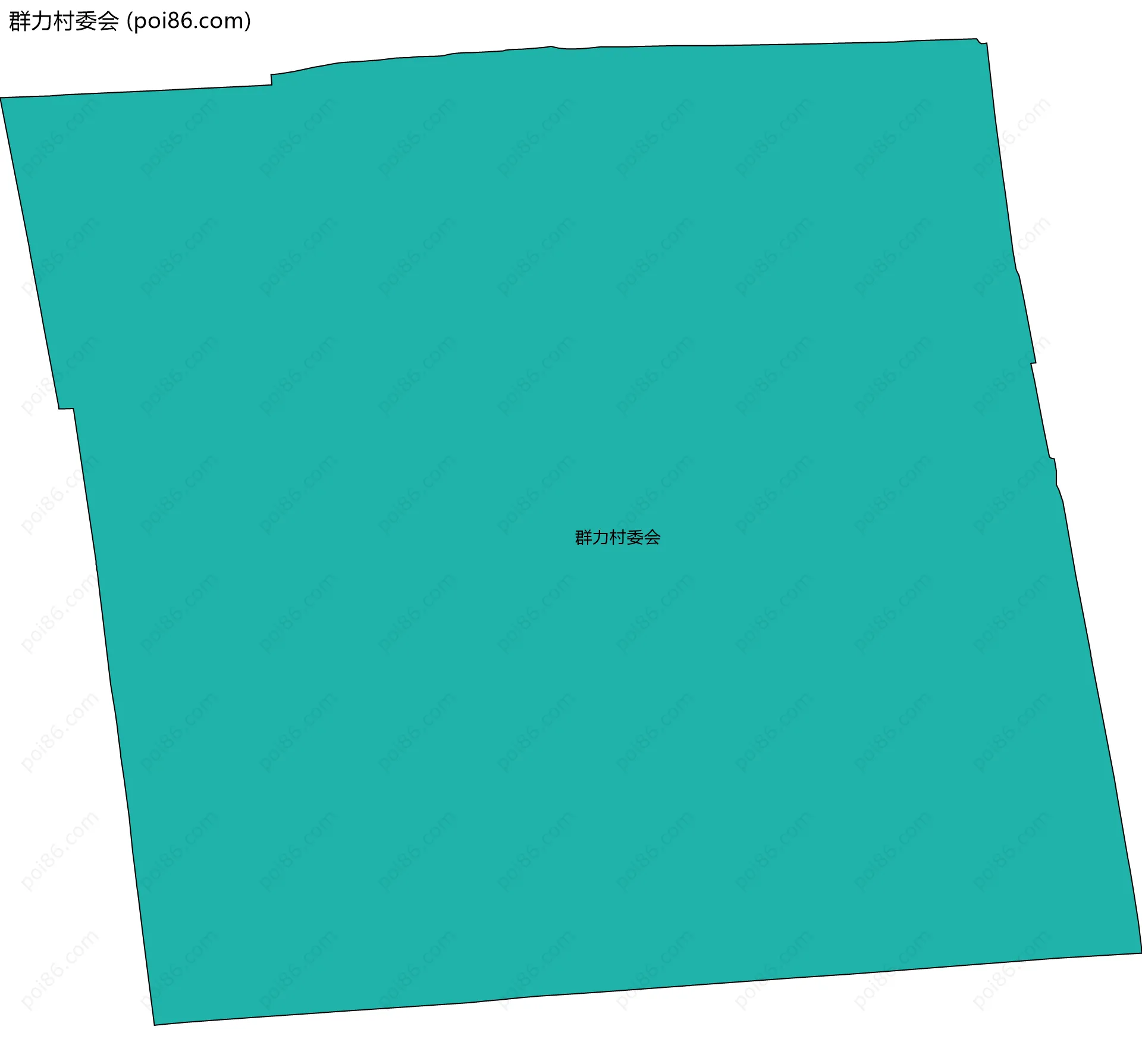 群力村委会边界地图