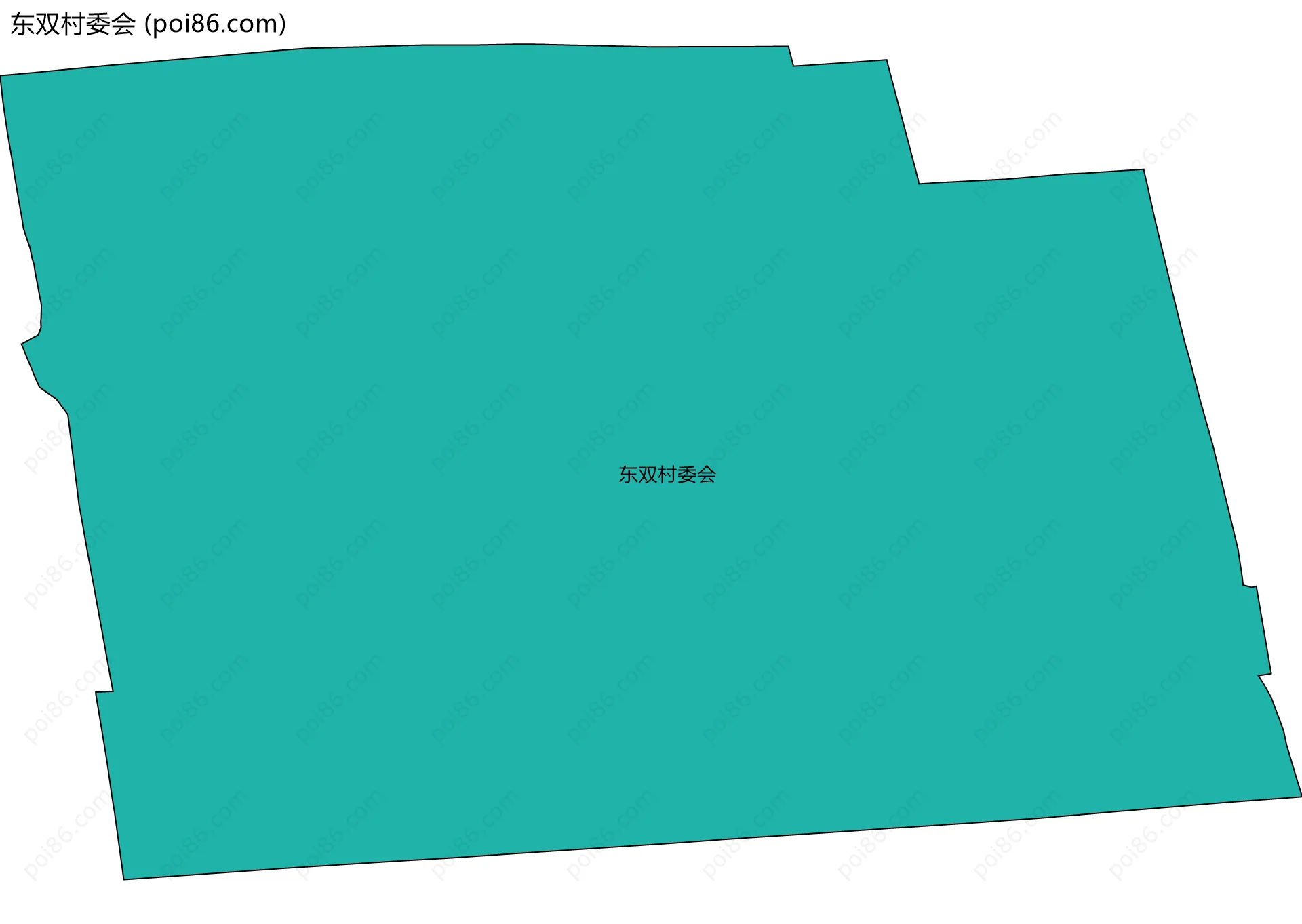 东双村委会边界地图